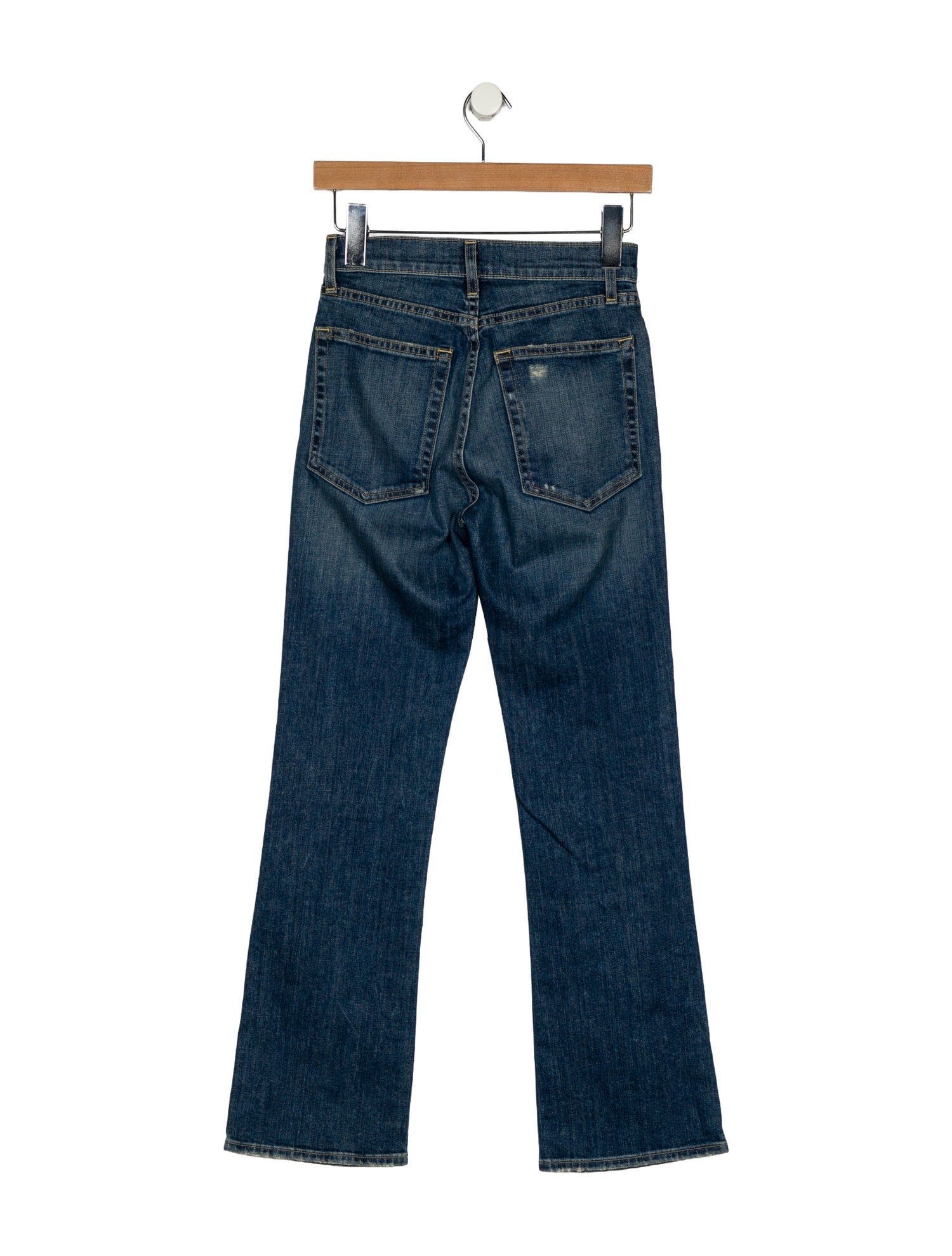 Nili Lotan Mid-Rise Straight Leg Jeans