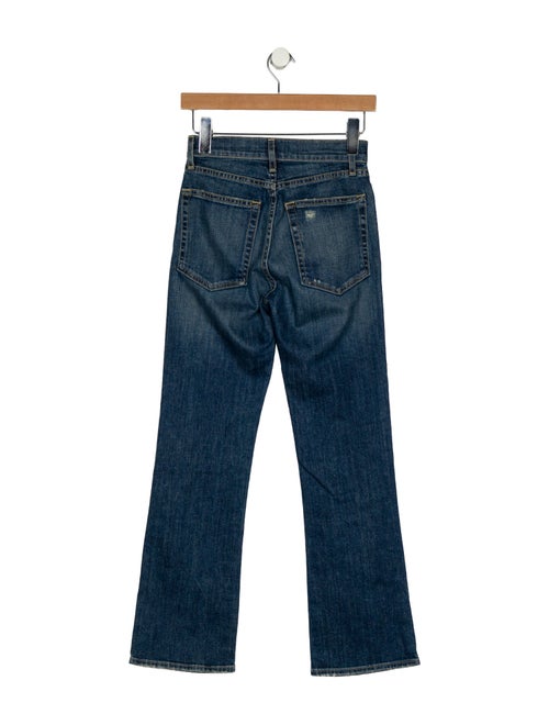 Nili Lotan Mid-Rise Straight Leg Jeans