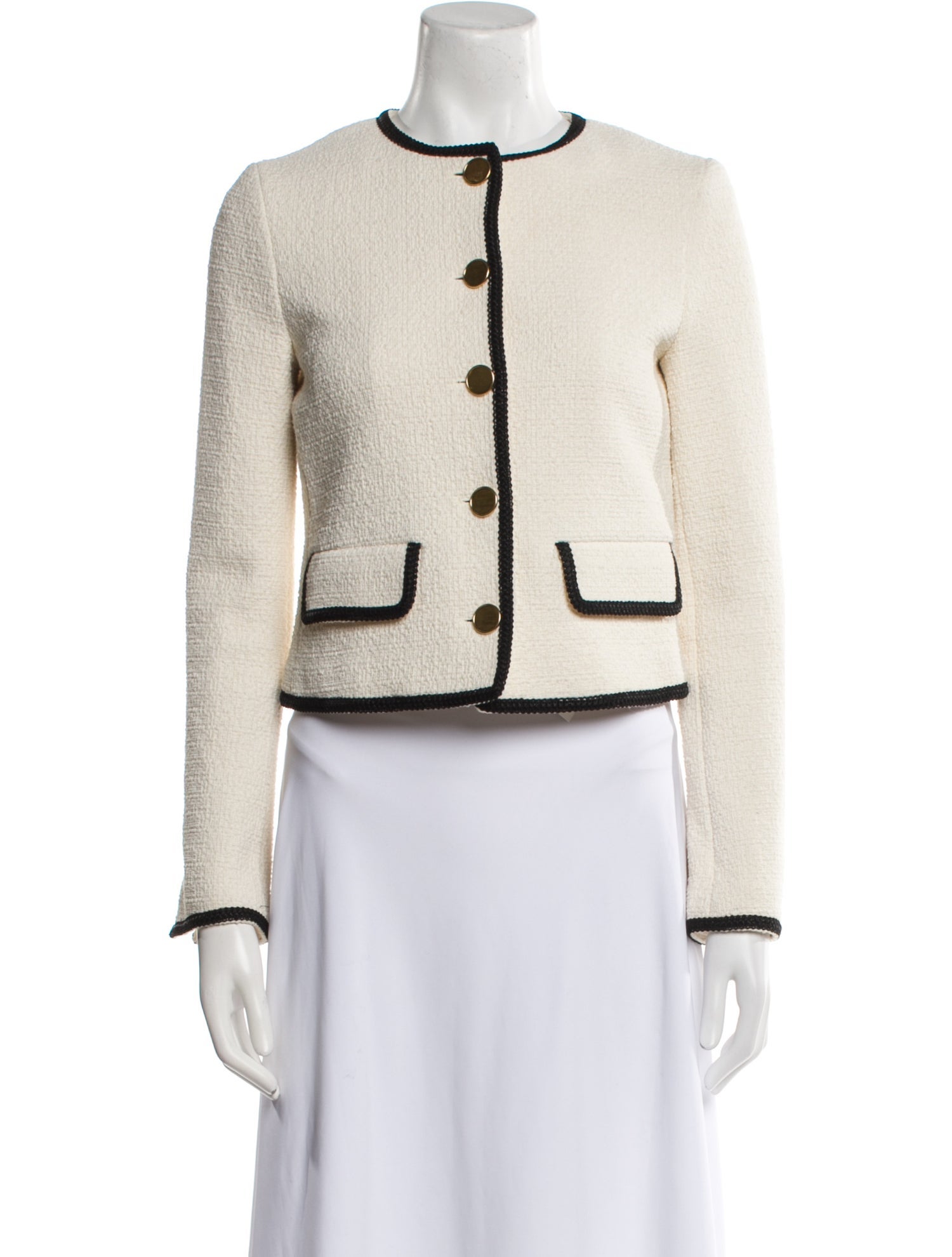 Nili Lotan Tweed Pattern Evening Jacket