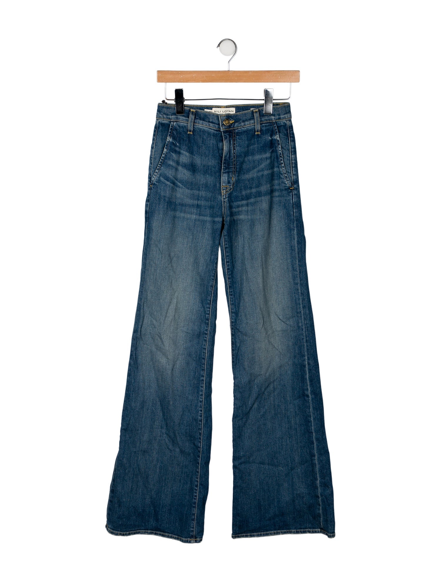 Nili Lotan High-Rise Wide Leg Jeans w/ Tags