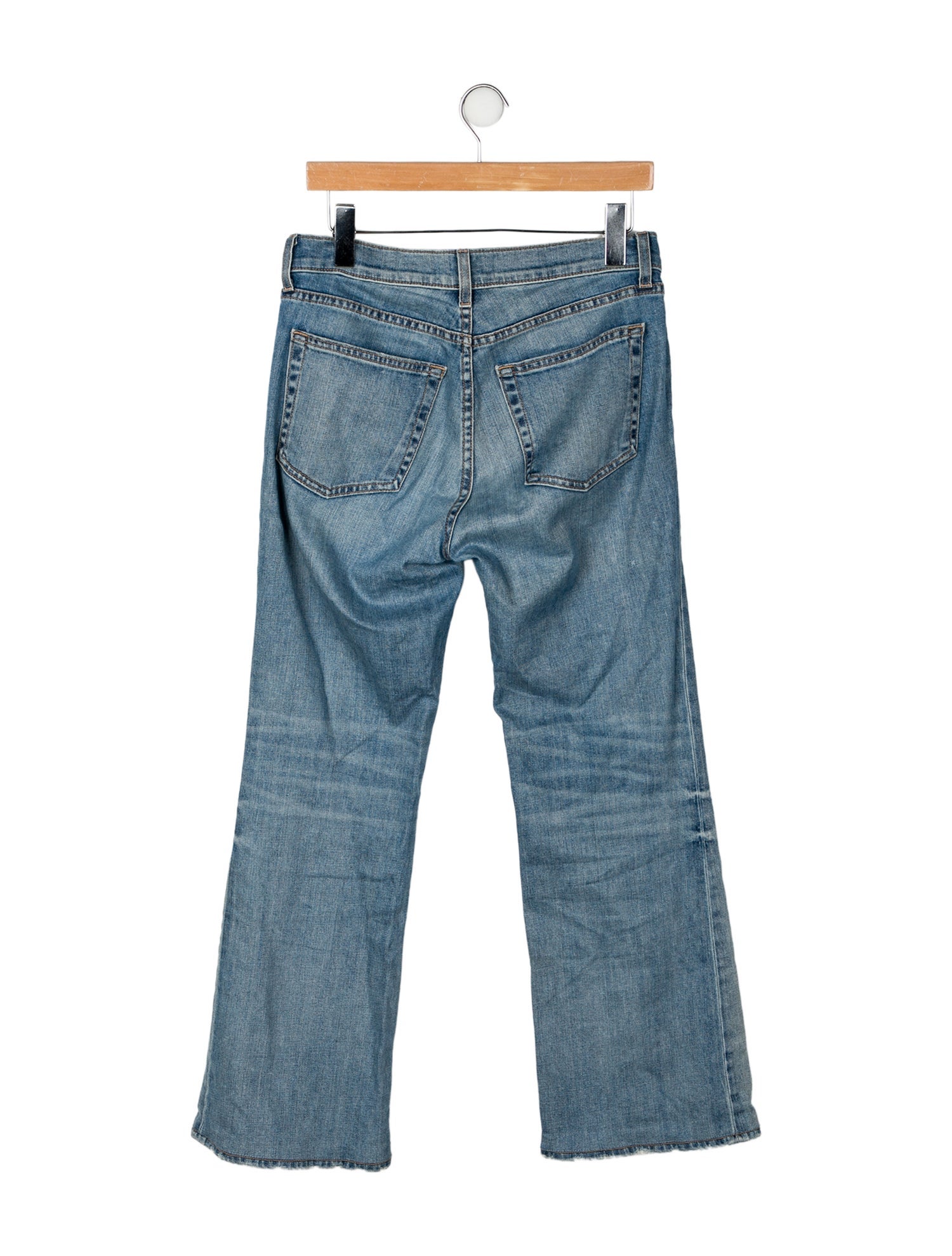 Nili Lotan Mid-Rise Wide Leg Jeans