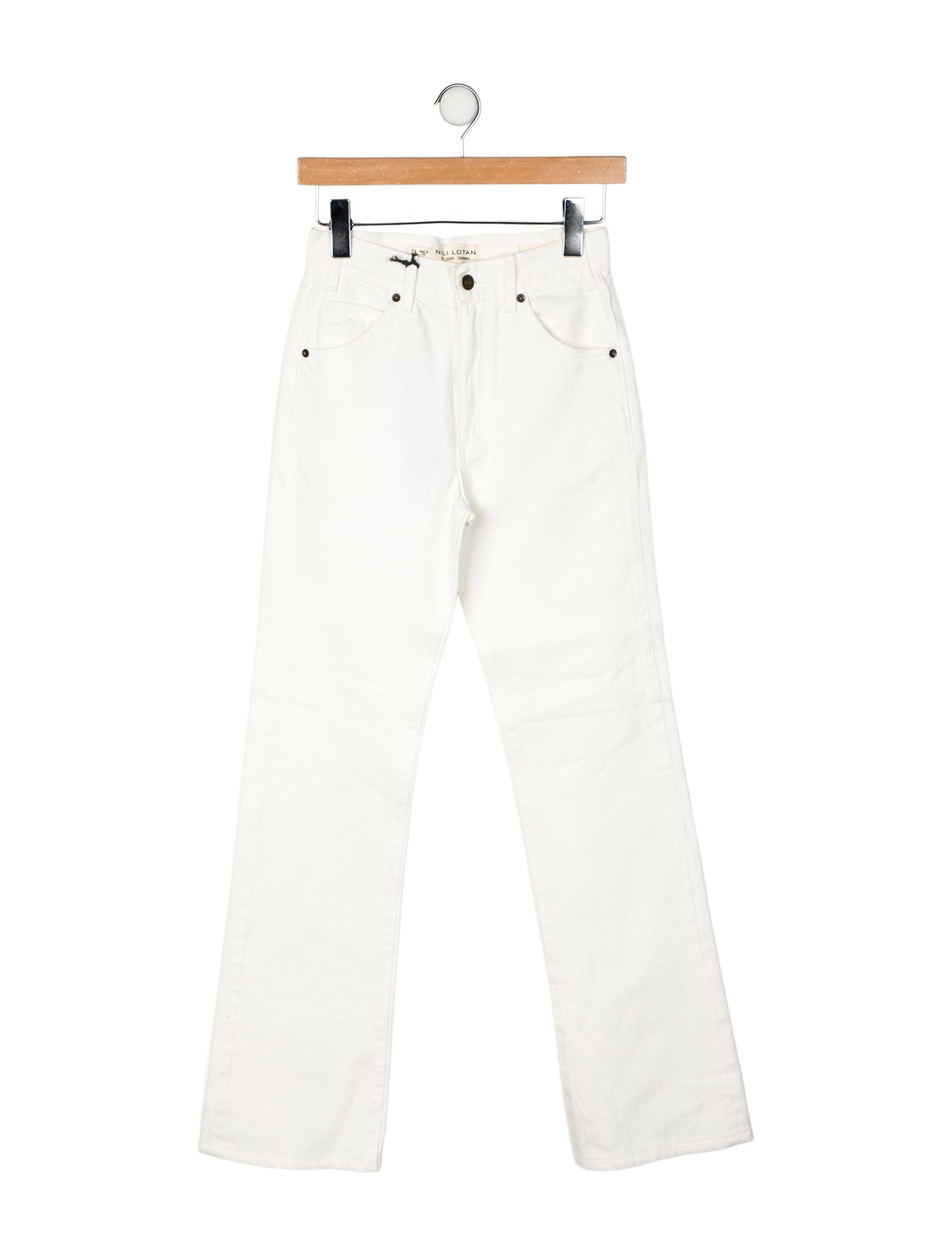 Nili Lotan Mid-Rise Straight Leg Jeans w/ Tags