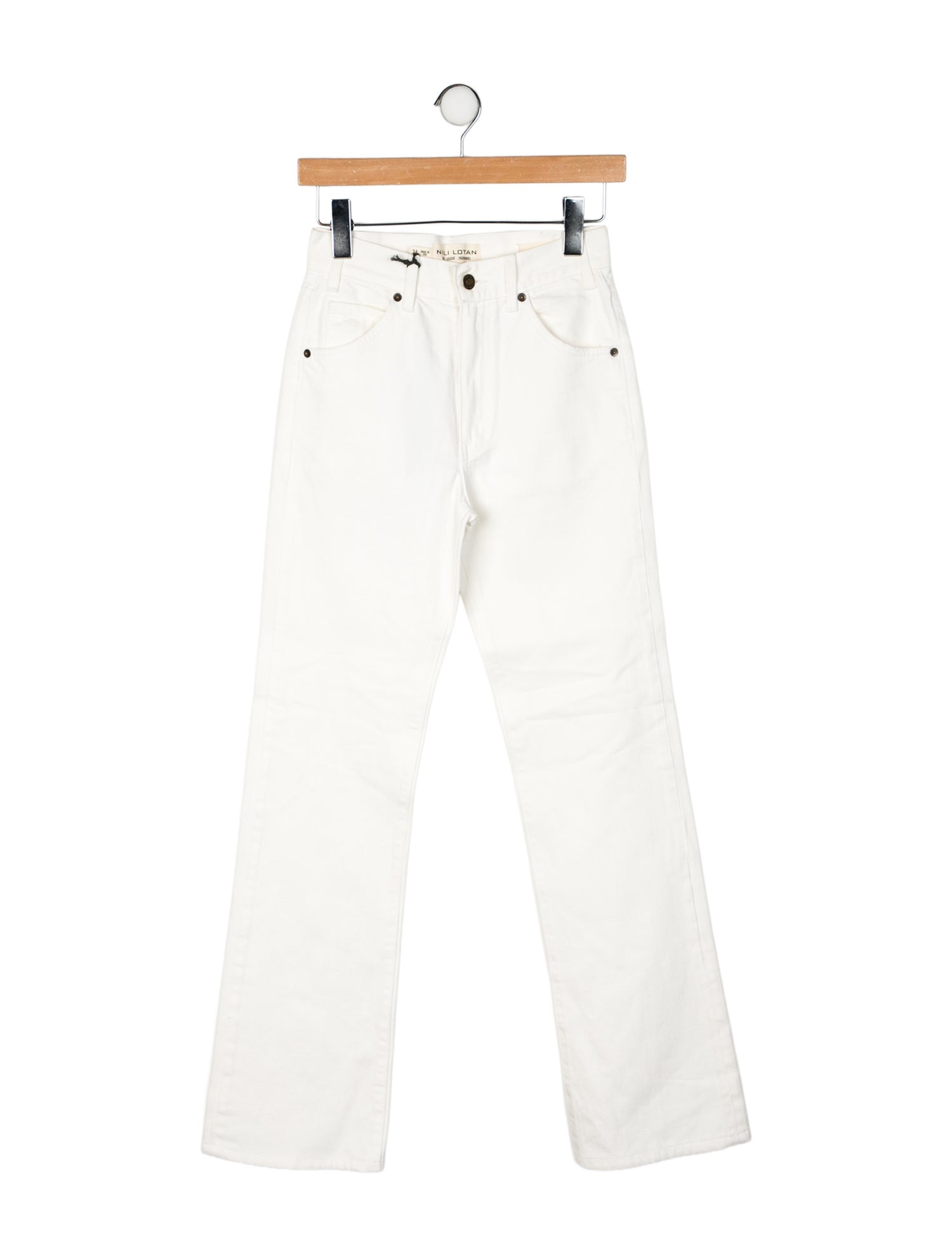 Nili Lotan Mid-Rise Wide Leg Jeans w/ Tags