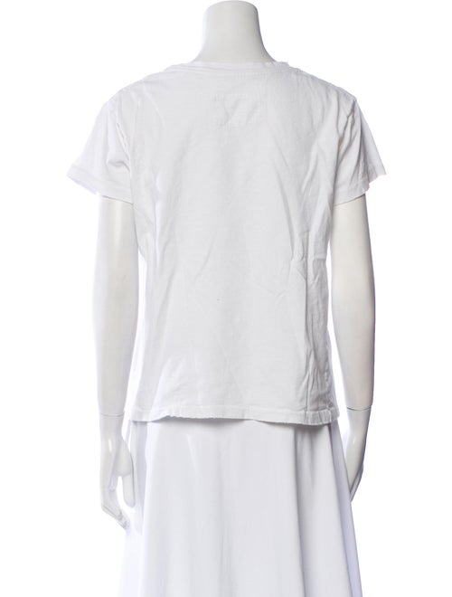 Nili Lotan Bateau Neckline Short Sleeve T-Shirt