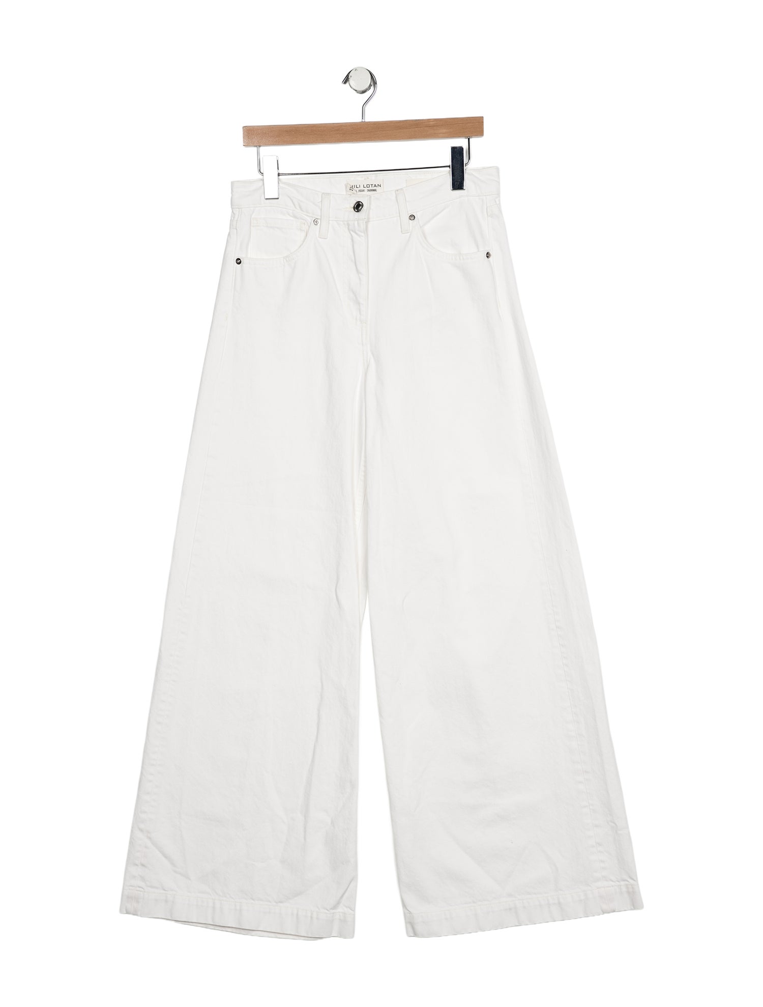 Nili Lotan High-Rise Wide Leg Jeans