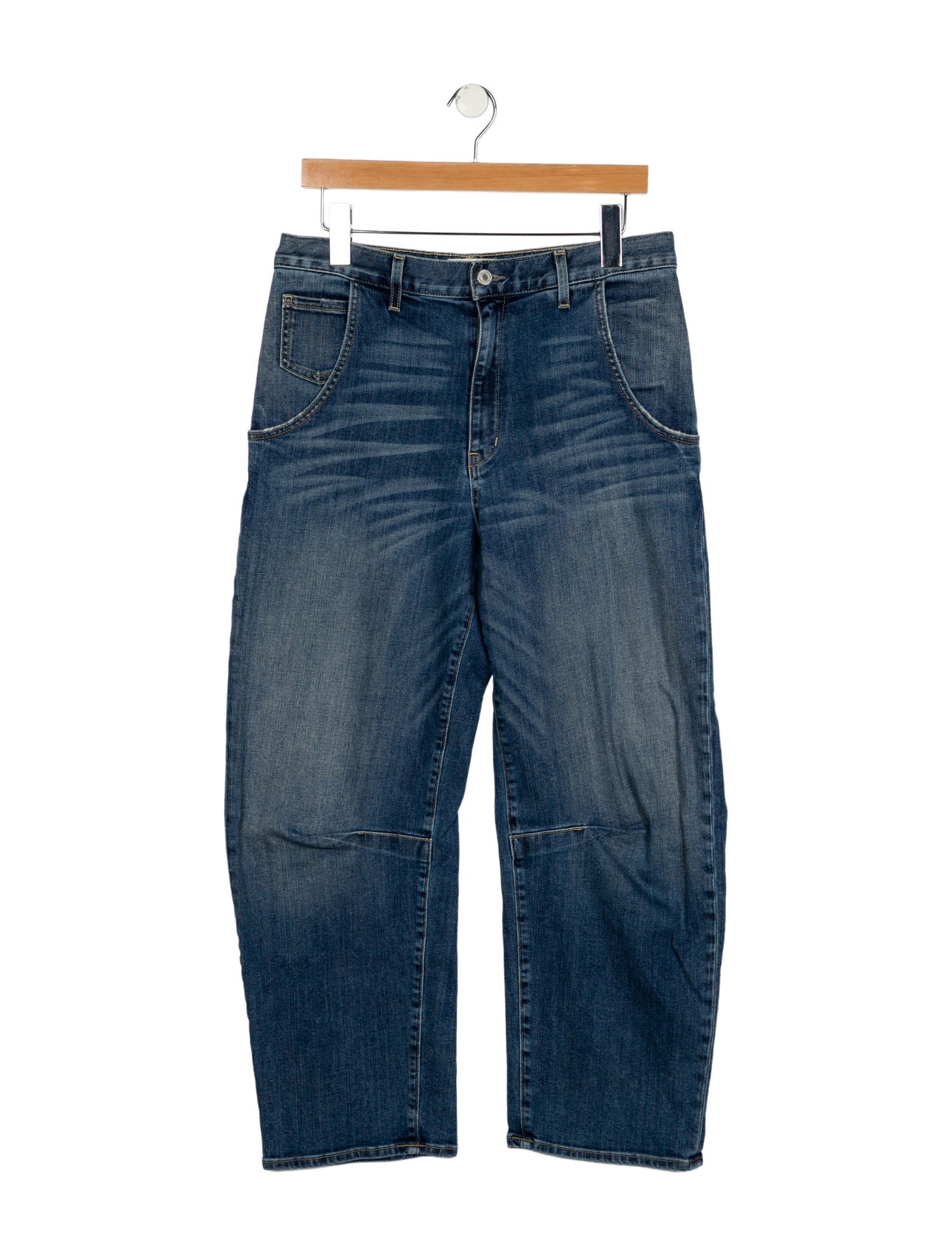 Nili Lotan High-Rise Straight Leg Jeans