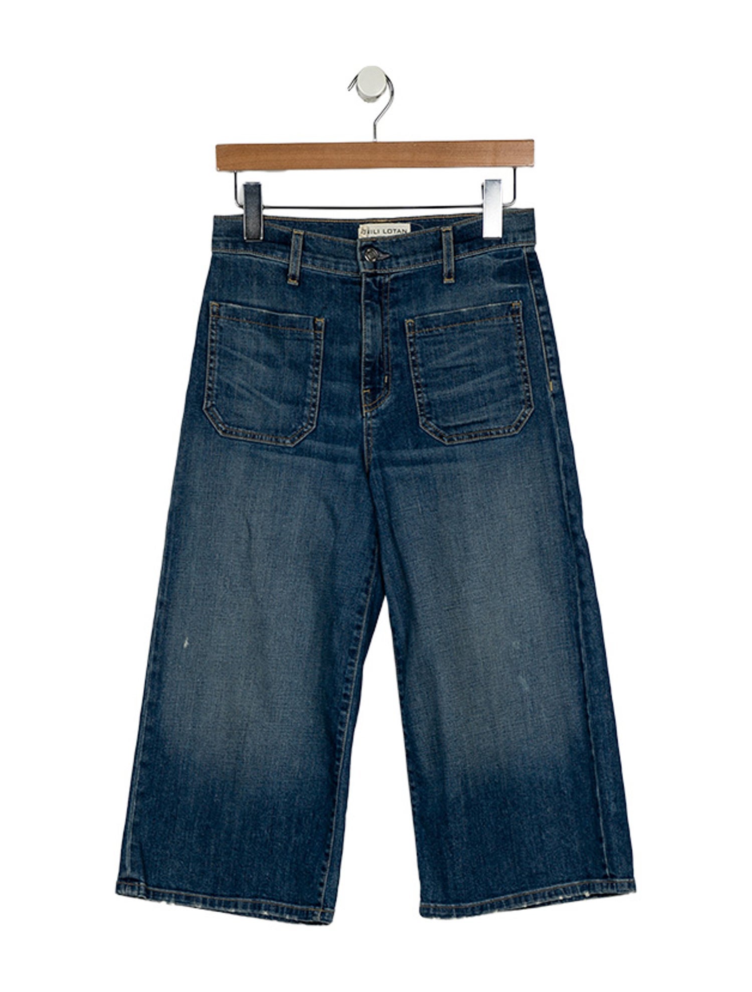 Nili Lotan High-Rise Wide Leg Jeans