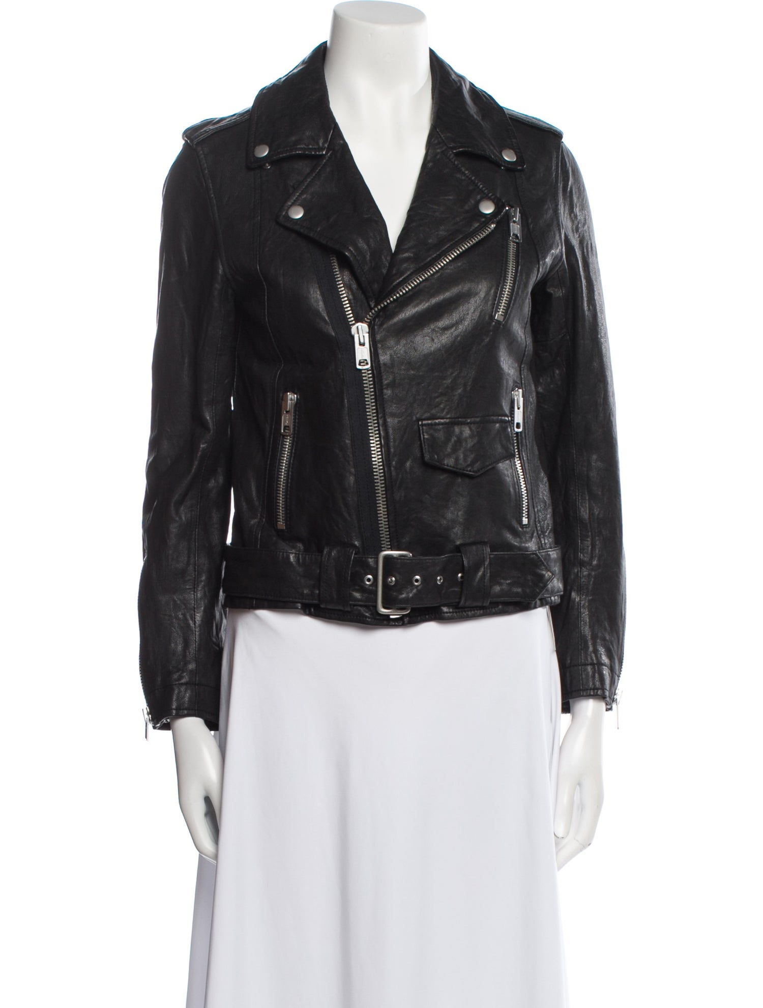 Nili Lotan Leather Biker Jacket