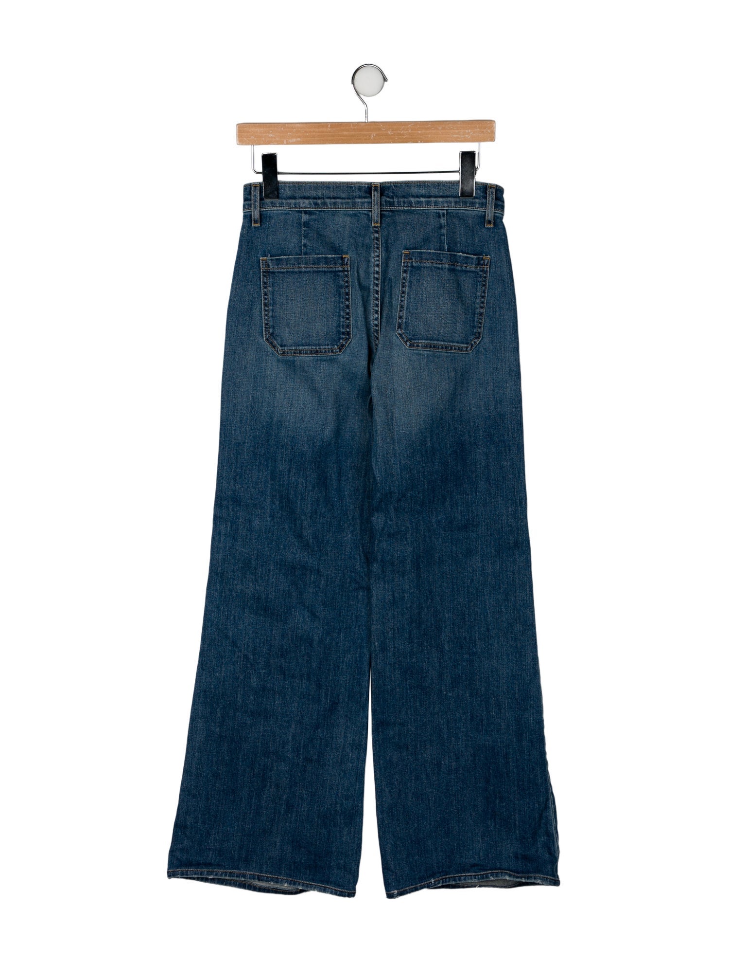 Nili Lotan High-Rise Wide Leg Jeans