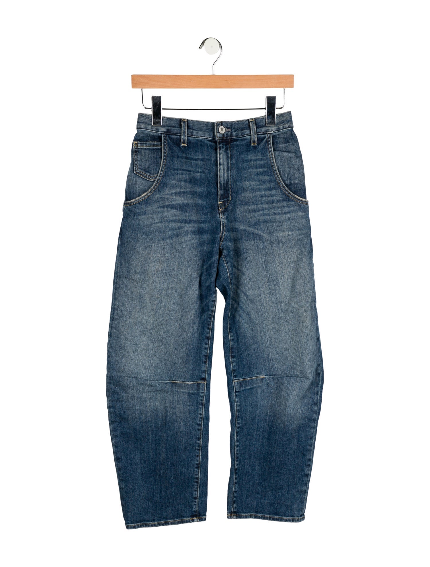 Nili Lotan Mid-Rise Straight Leg Jeans