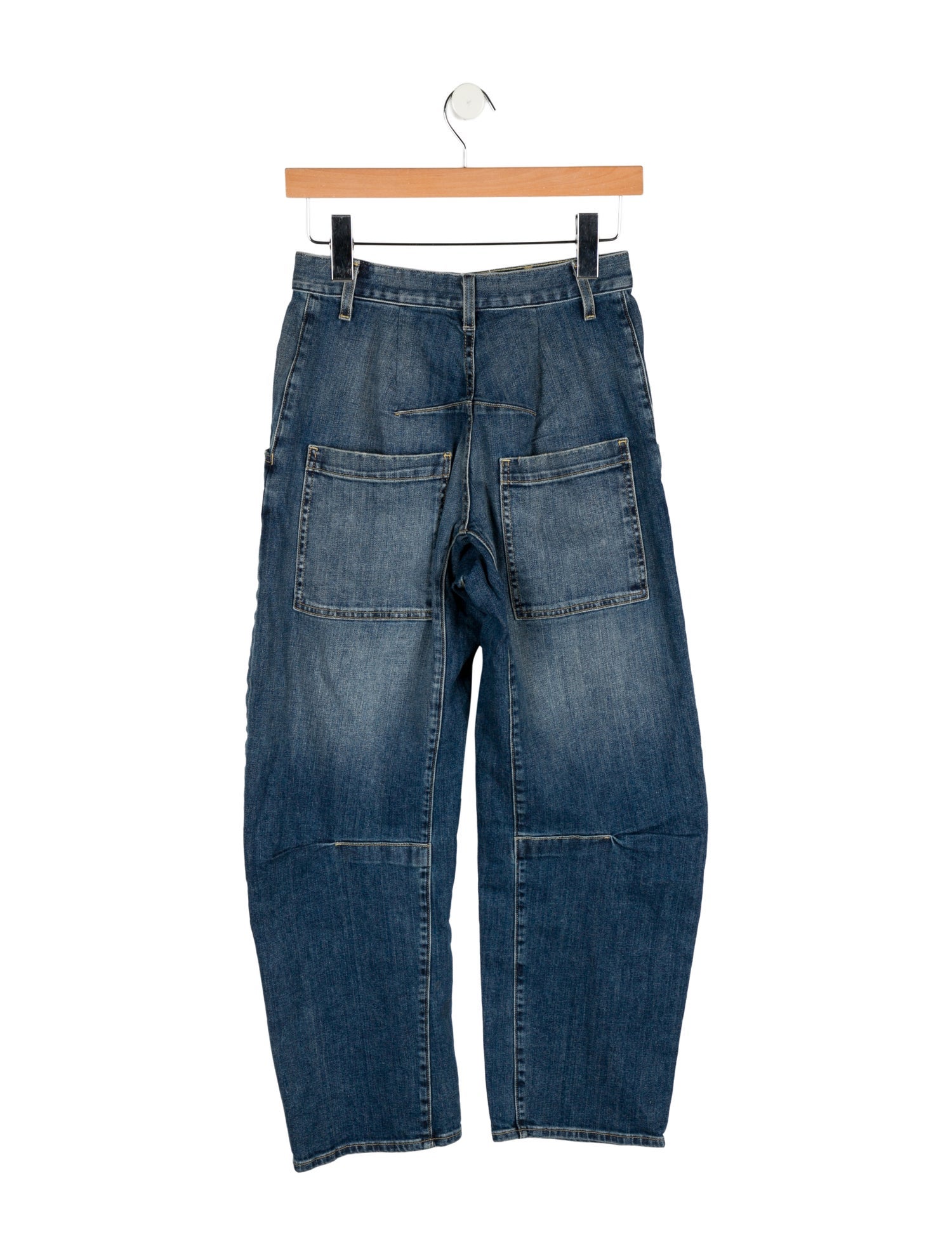 Nili Lotan Mid-Rise Straight Leg Jeans