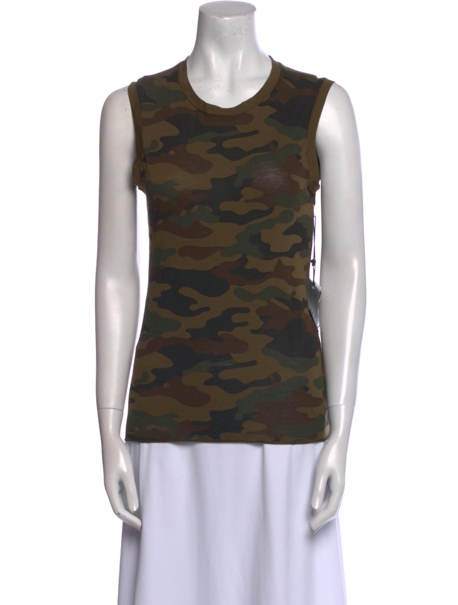 Nili Lotan Printed Crew Neck Top w/ Tags