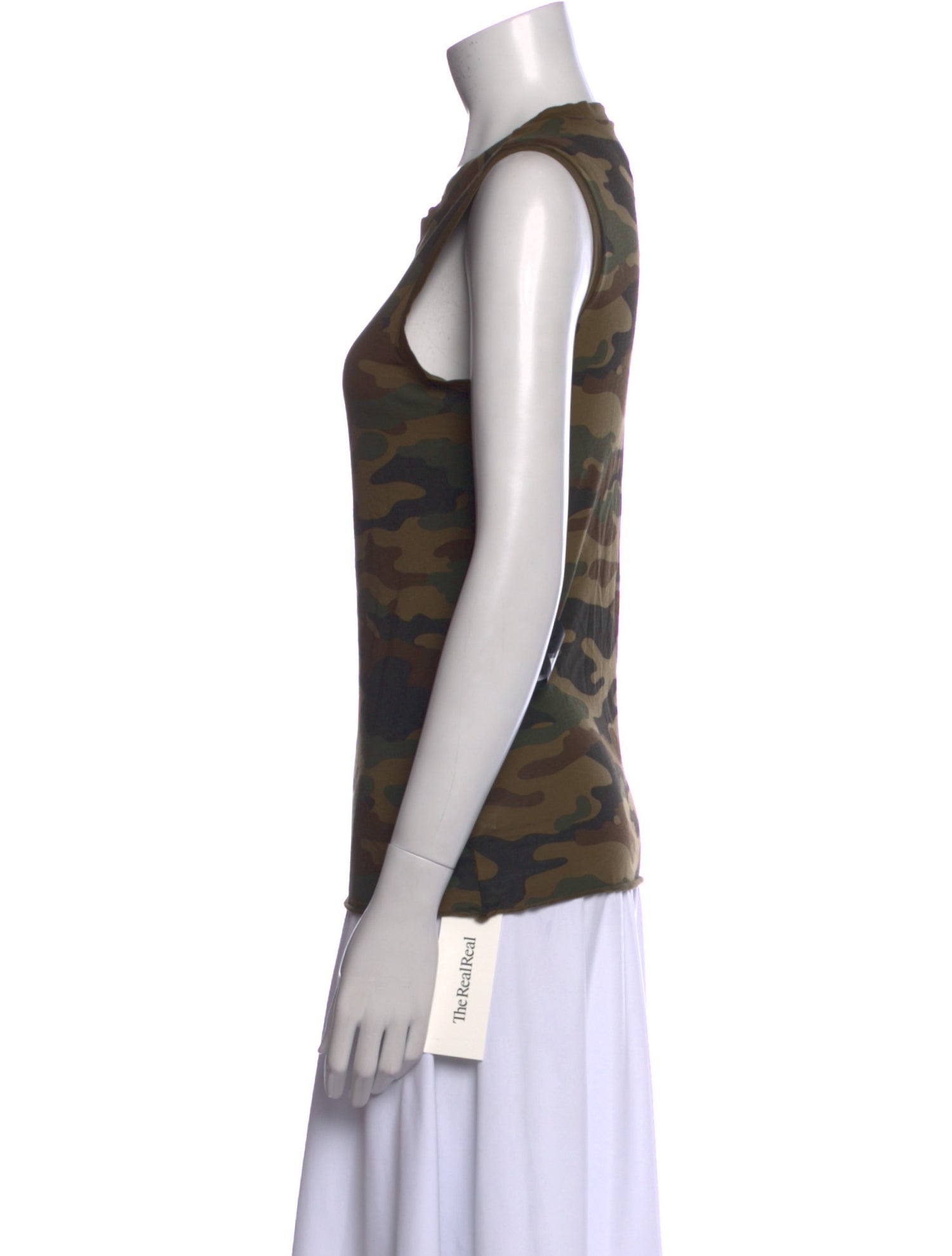 Nili Lotan Printed Crew Neck Top w/ Tags