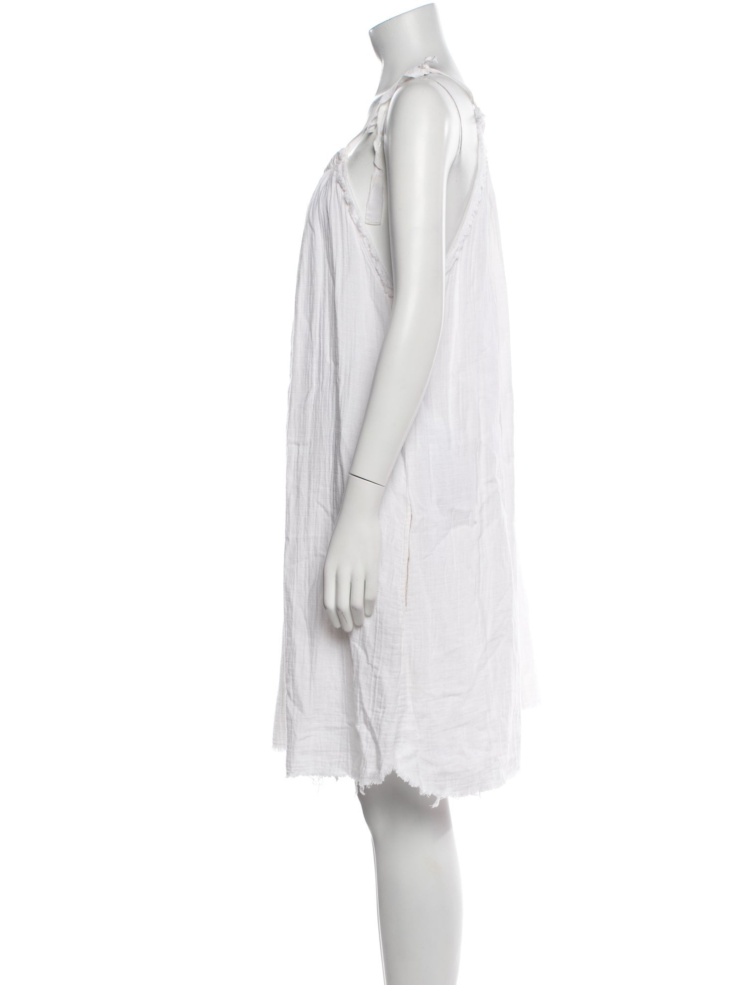 Nili Lotan Square Neckline Knee-Length Dress