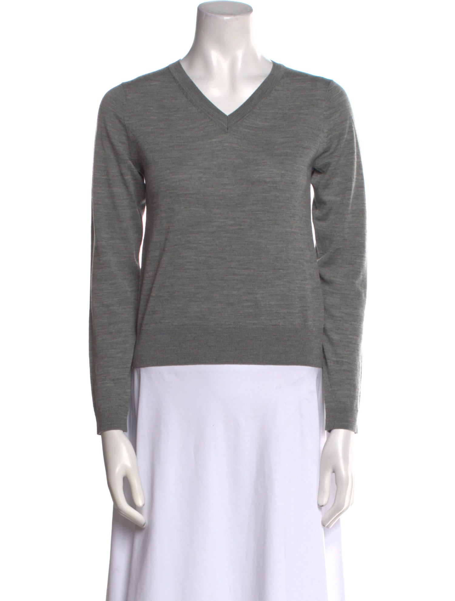 Nili Lotan Wool V-Neck Sweater
