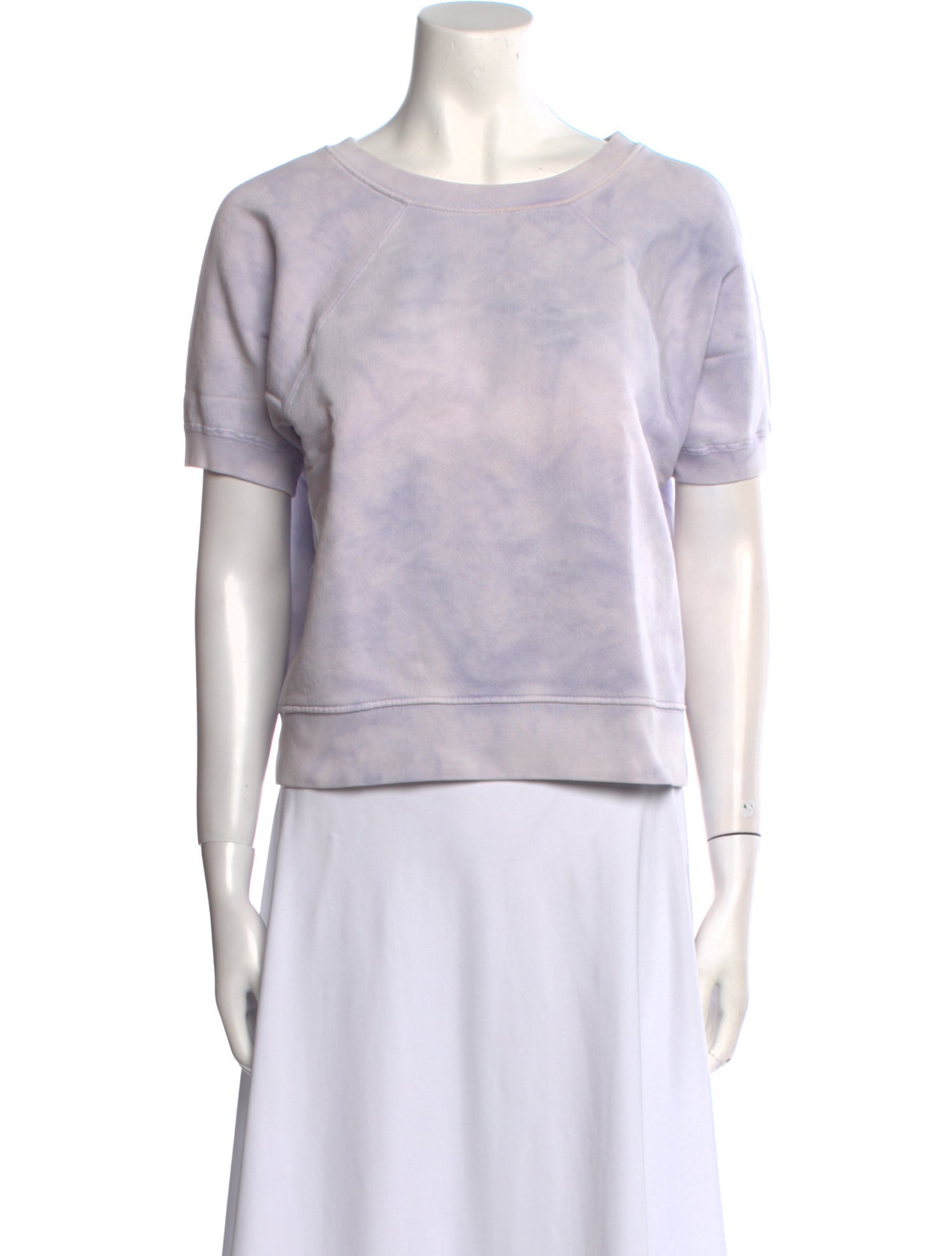 Nili Lotan Scoop Neck Short Sleeve T-Shirt