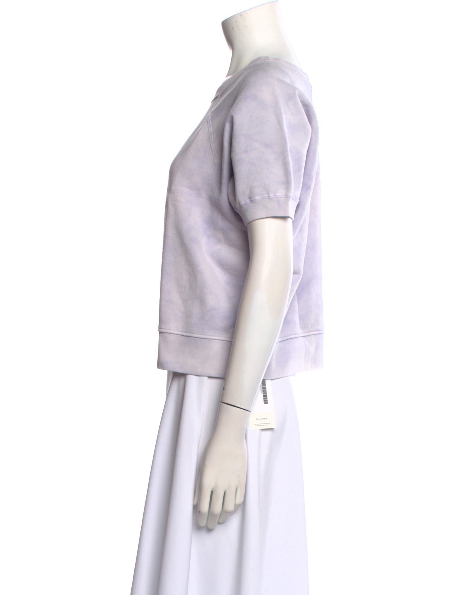 Nili Lotan Scoop Neck Short Sleeve T-Shirt