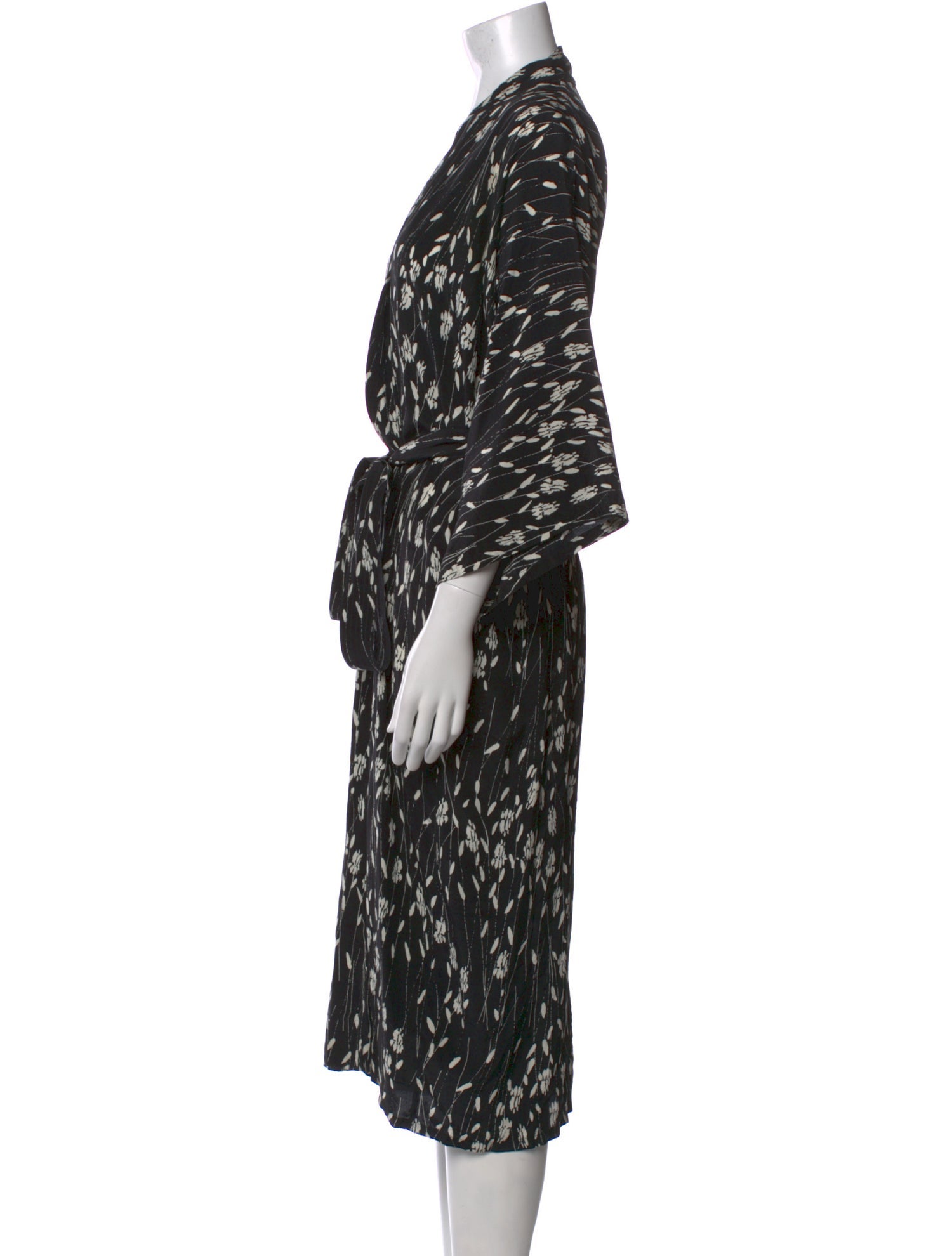 Nili Lotan Silk Midi Length Dress