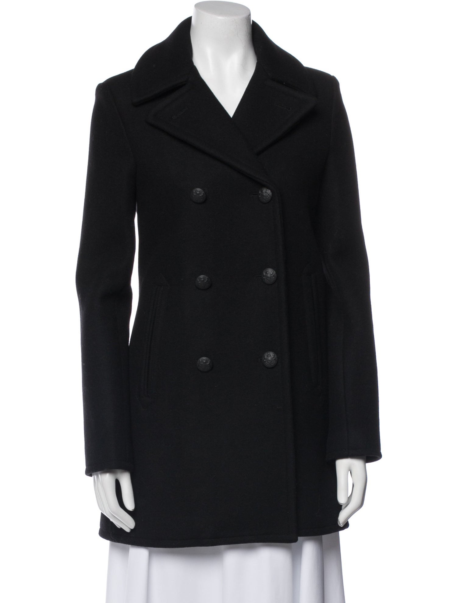 Nili Lotan Virgin Wool Peacoat