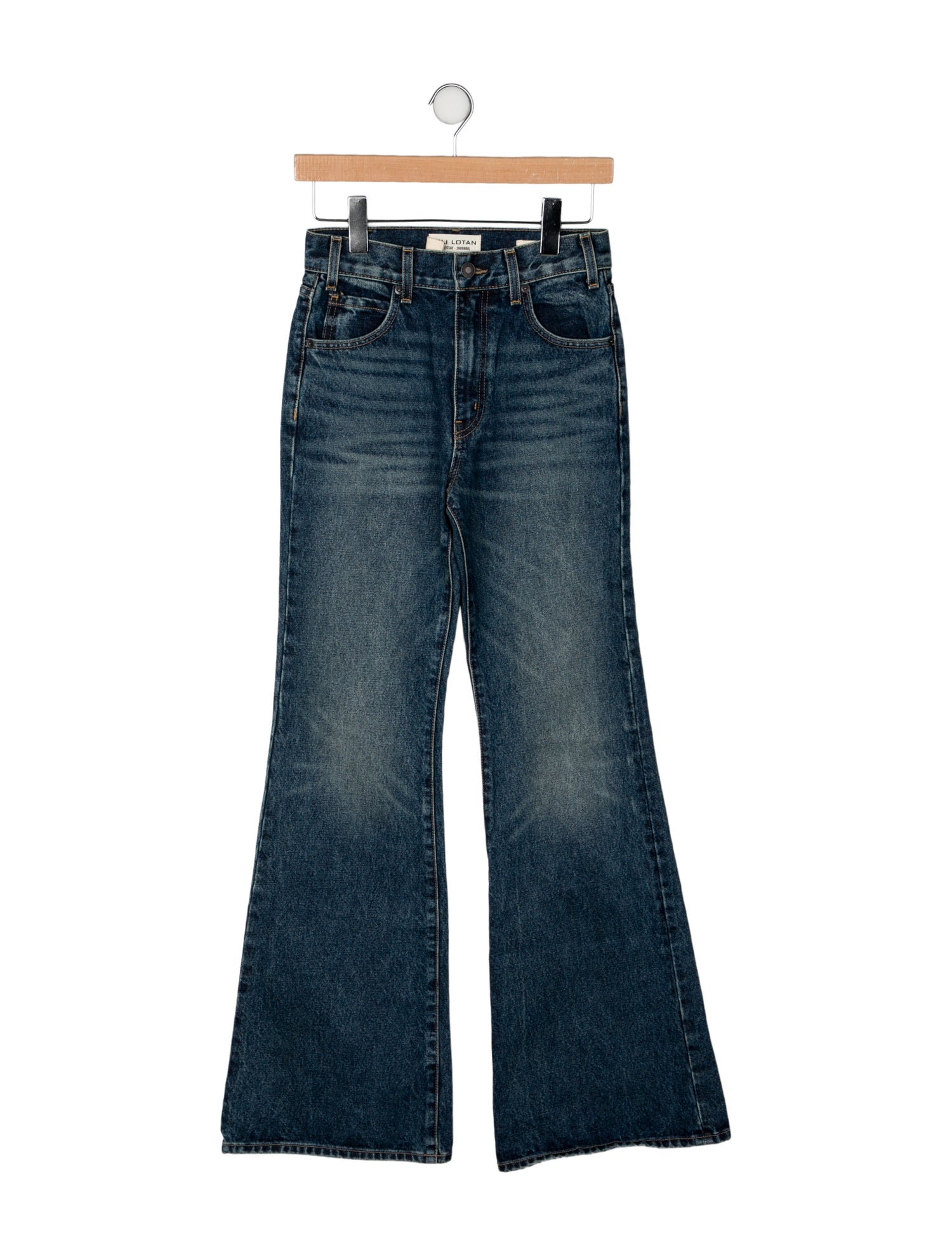 Nili Lotan Mid-Rise Wide Leg Jeans w/ Tags