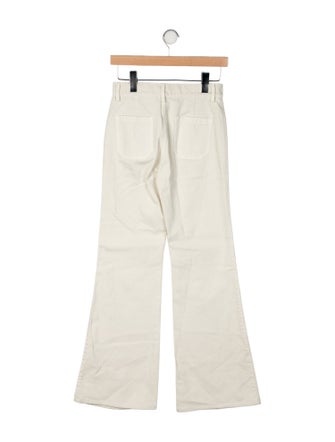 Nili Lotan Mid-Rise Wide Leg Jeans