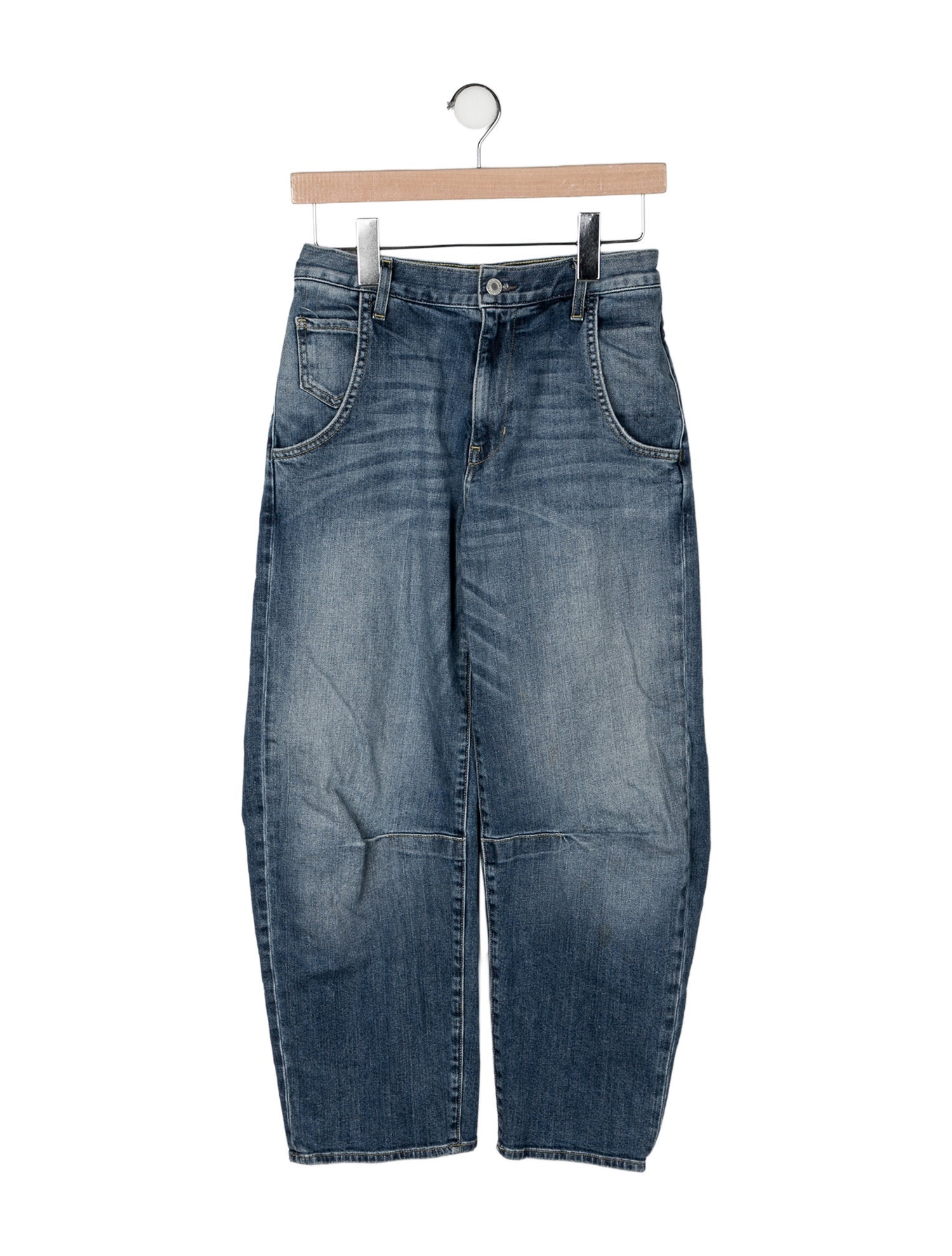 Nili Lotan Mid-Rise Straight Leg Jeans