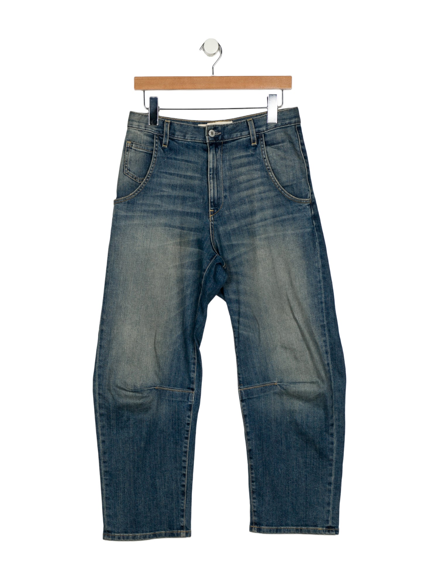 Nili Lotan High-Rise Straight Leg Jeans