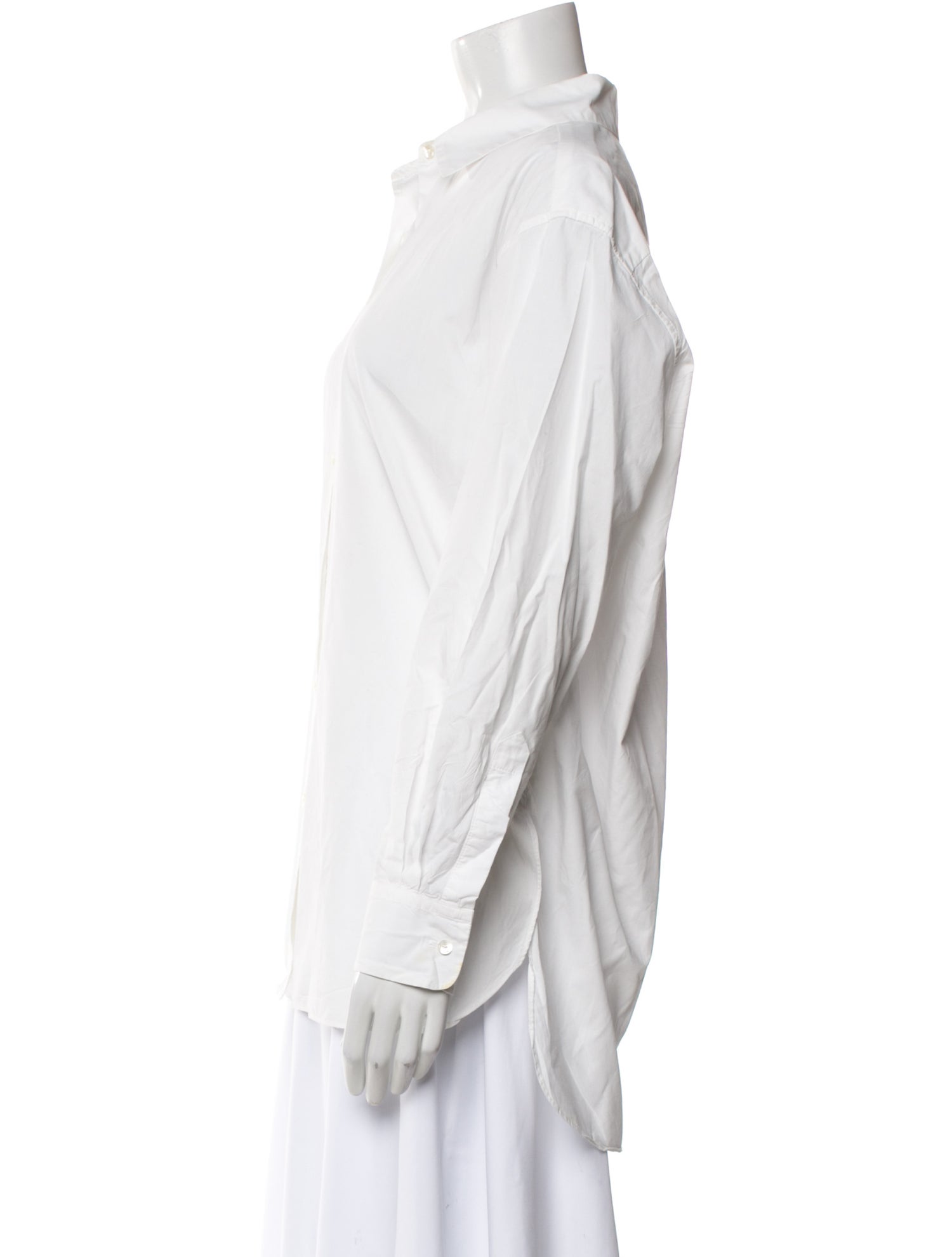 Nili Lotan Long Sleeve Button-Up Top