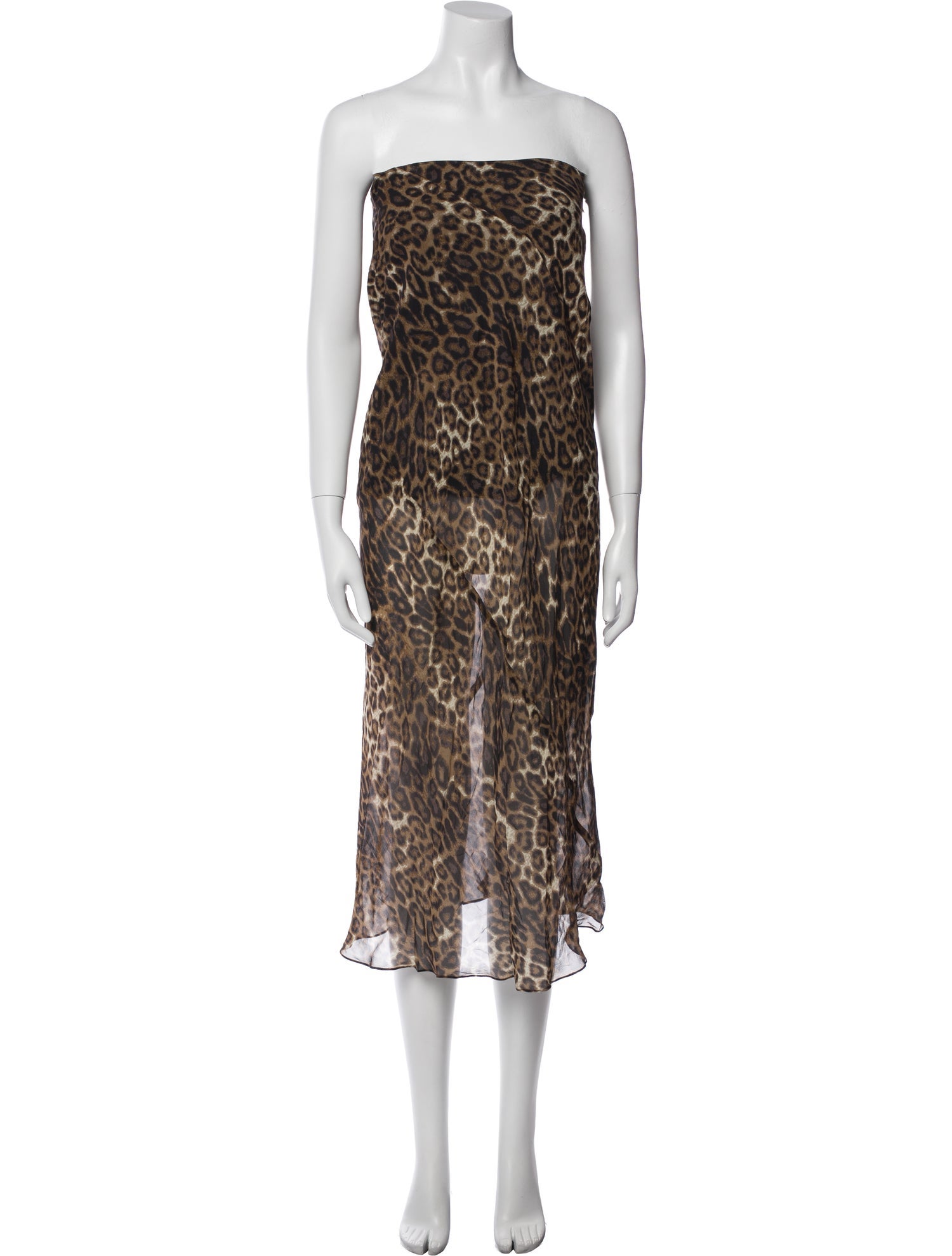 Nili Lotan Silk Midi Length Dress