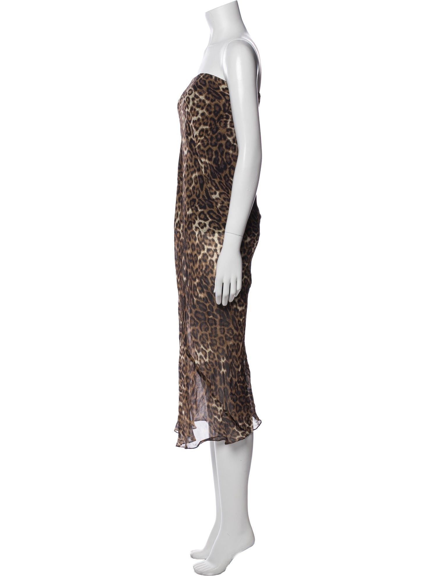 Nili Lotan Silk Midi Length Dress