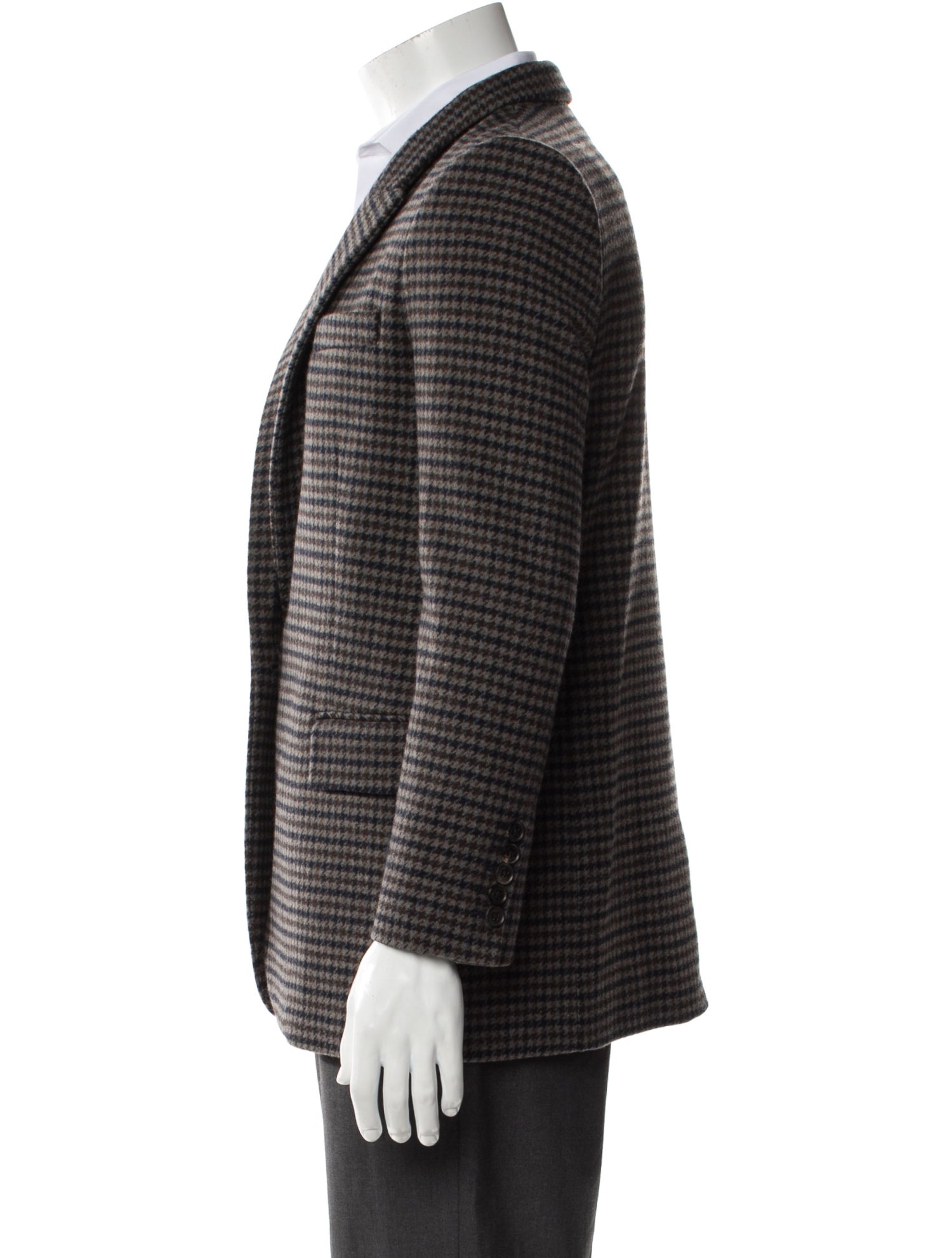 Nili Lotan Plaid Print Blazer