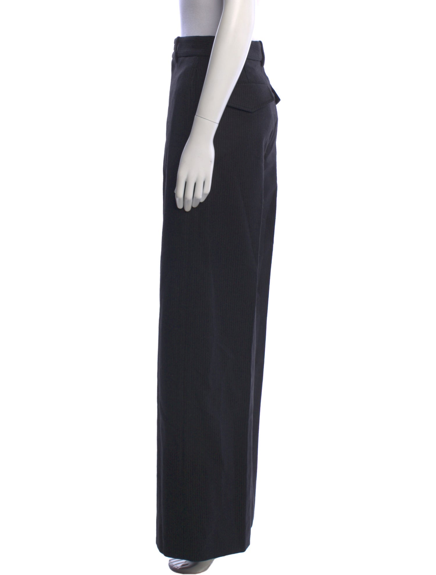 Nili Lotan Virgin Wool Wide Leg Pants