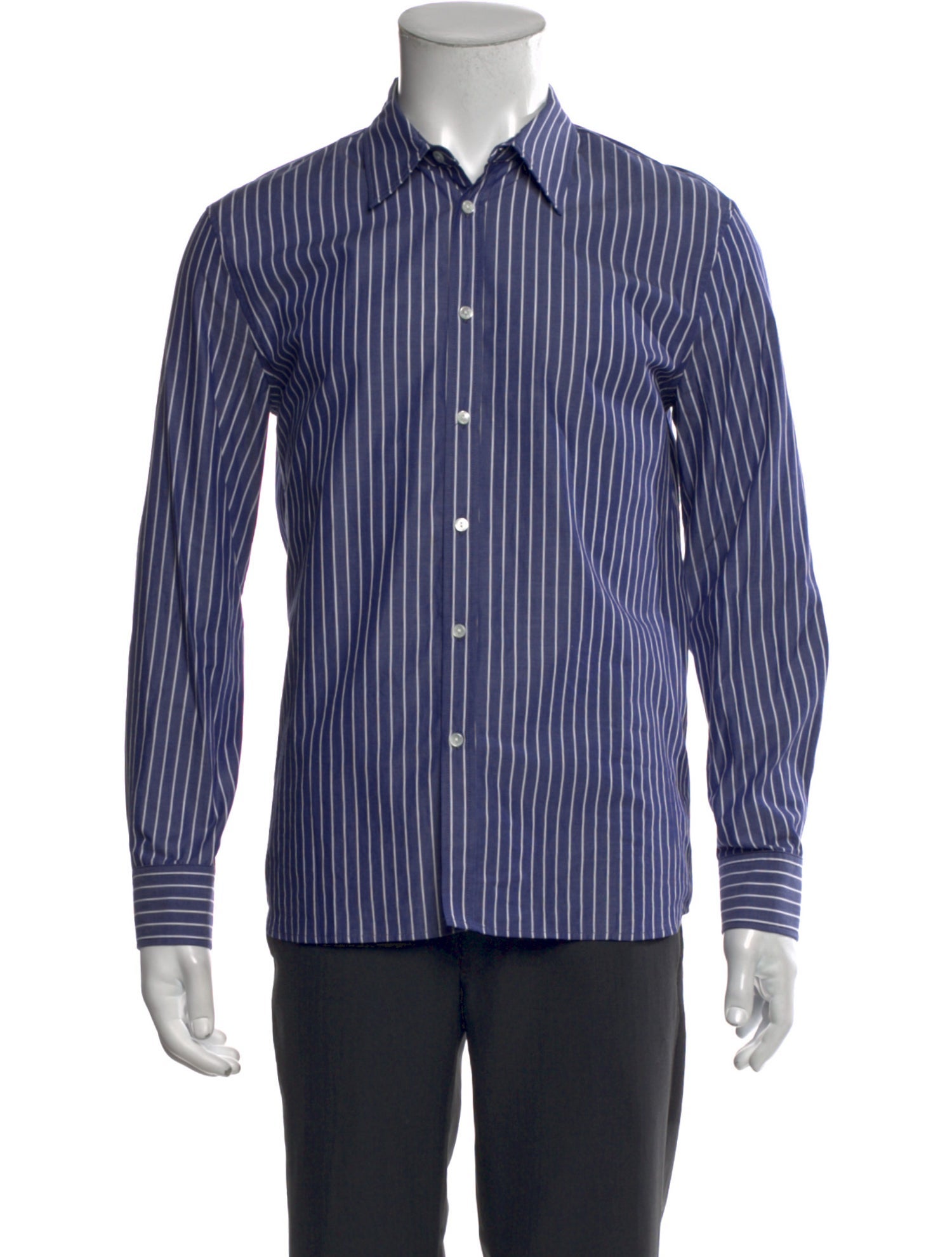 Nili Lotan Striped Long Sleeve Shirt