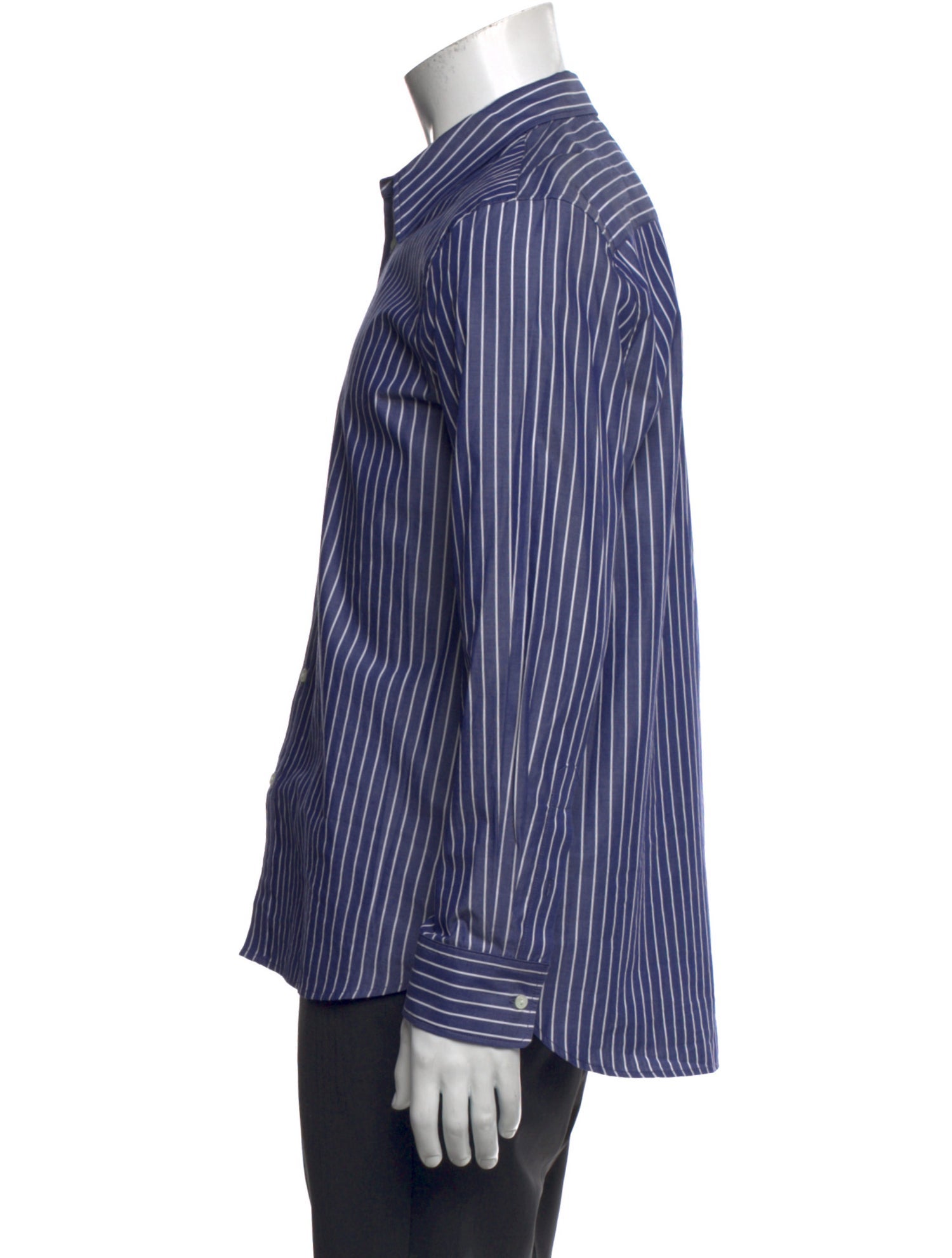 Nili Lotan Striped Long Sleeve Shirt