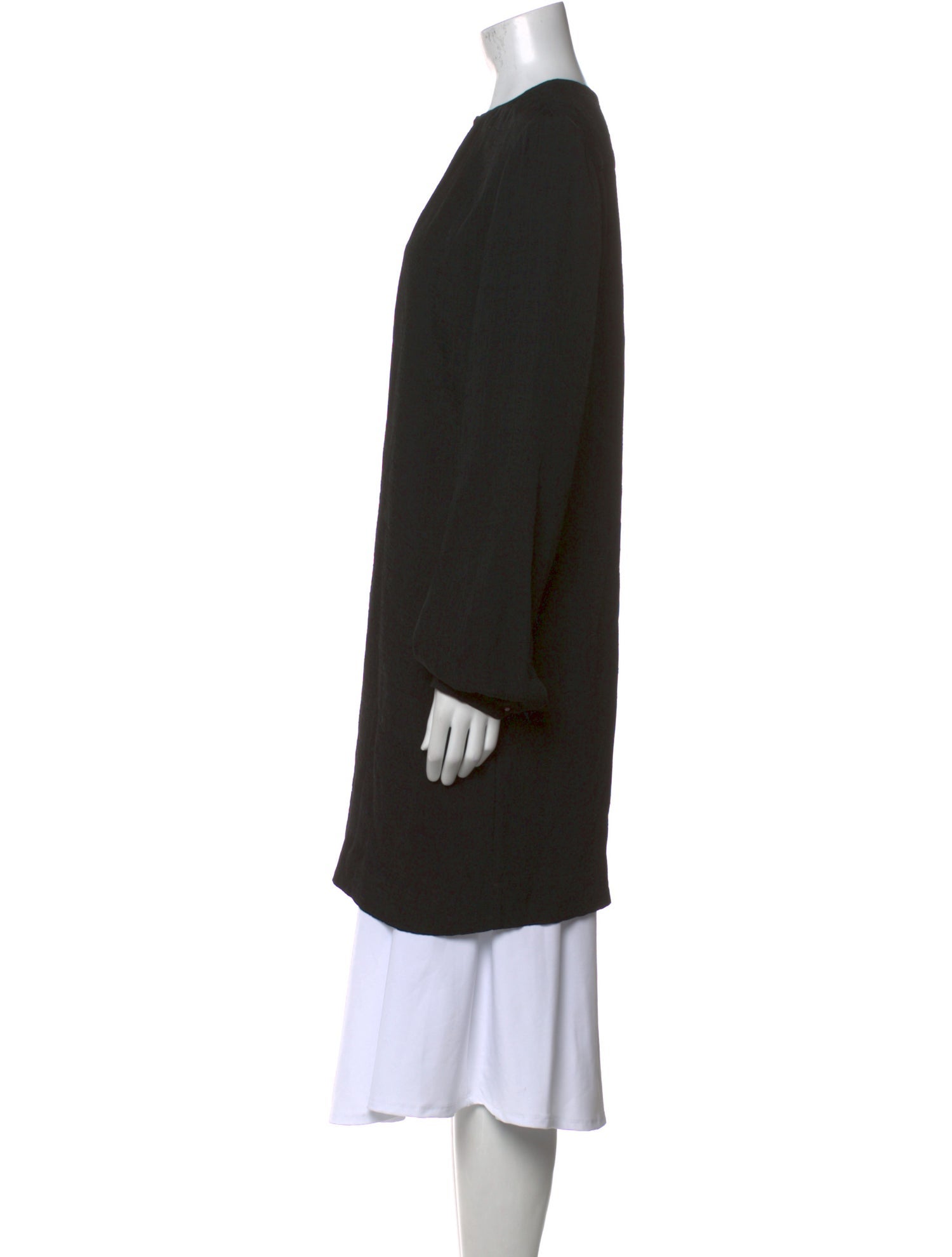 Nili Lotan Crew Neck Long Sleeve Tunic