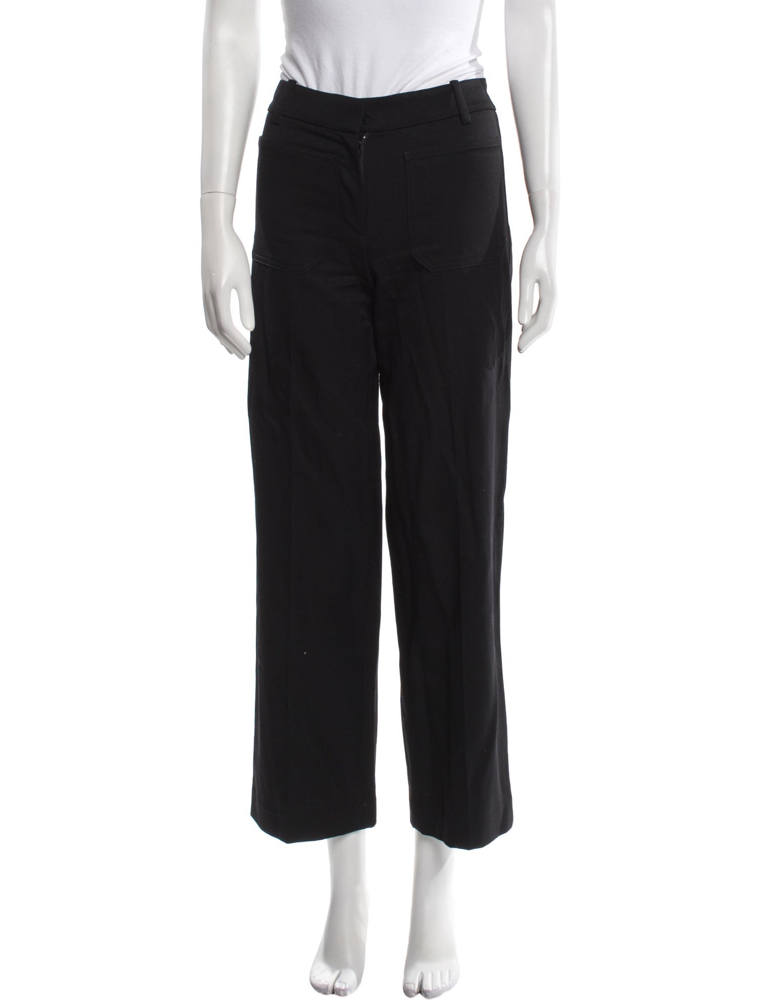 Nili Lotan Virgin Wool Wide Leg Pants