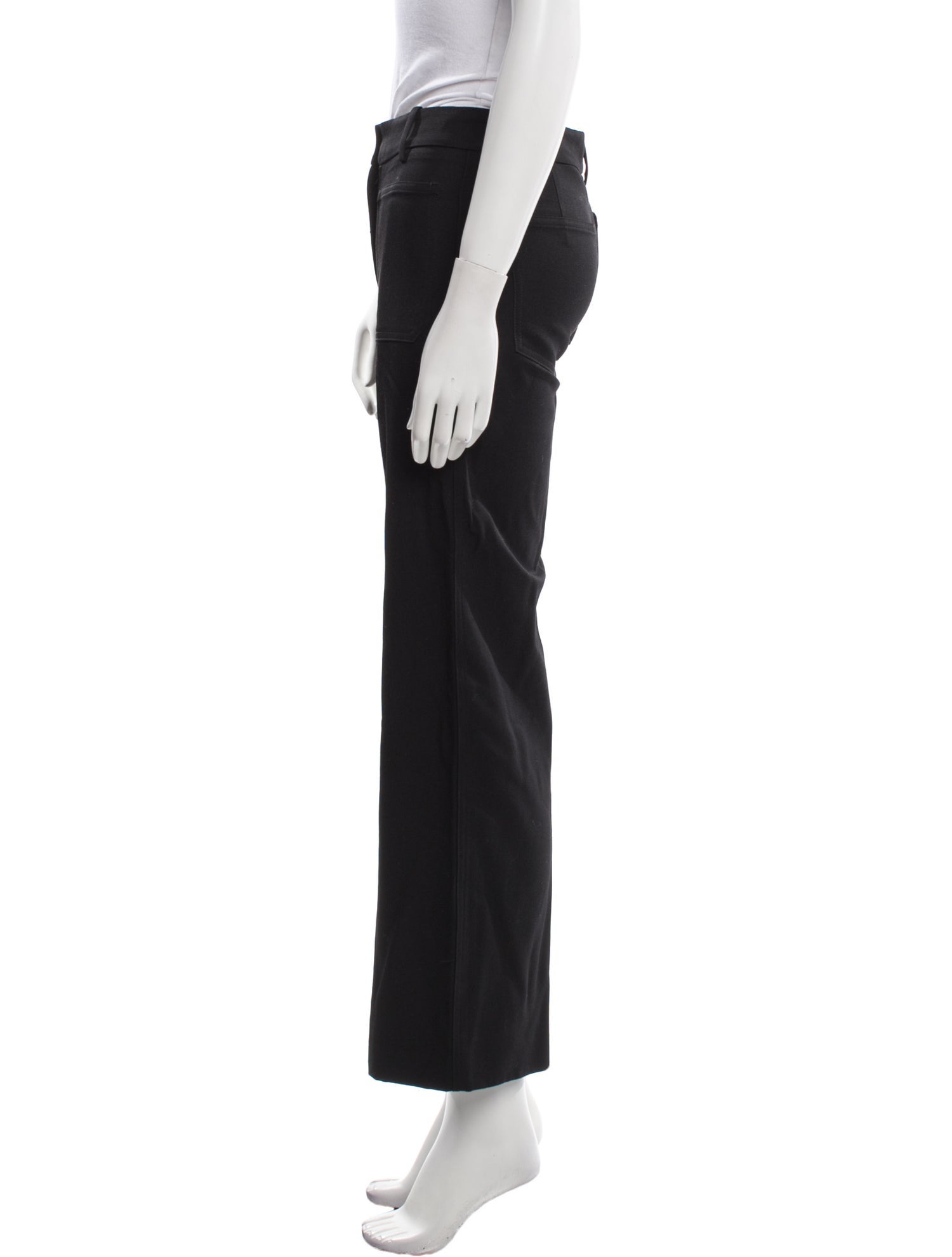 Nili Lotan Virgin Wool Wide Leg Pants