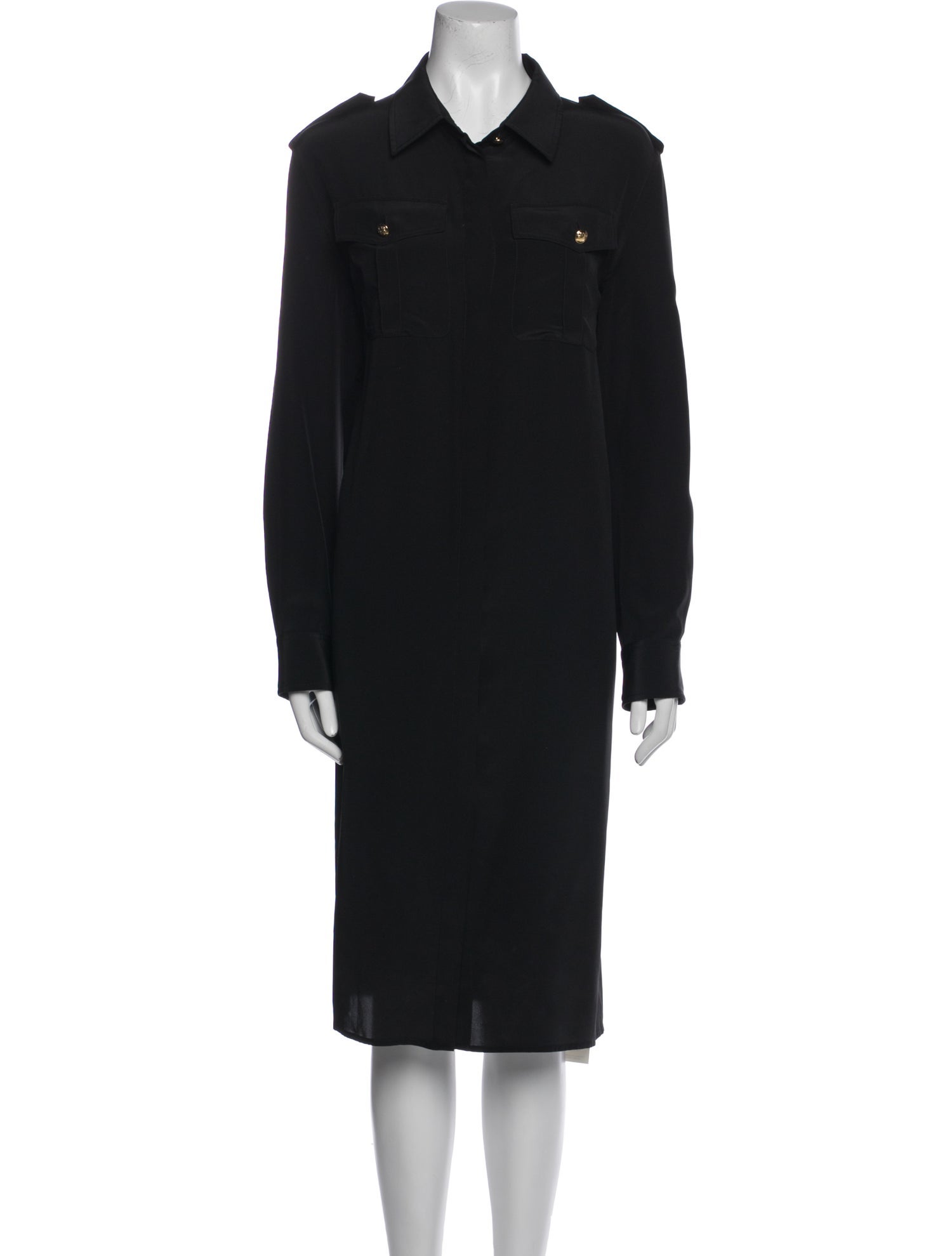 Nili Lotan Silk Midi Length Dress