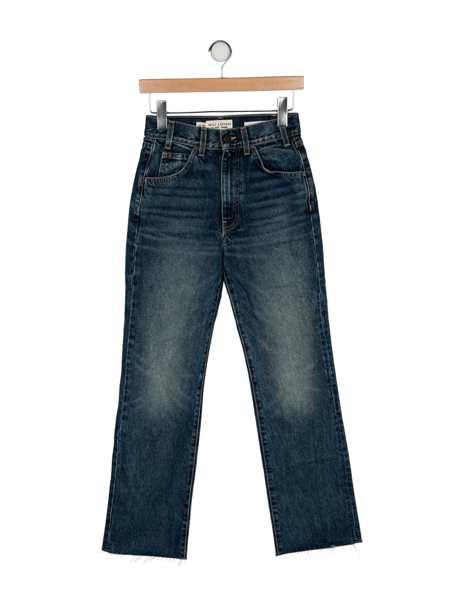Nili Lotan Mid-Rise Straight Leg Jeans w/ Tags