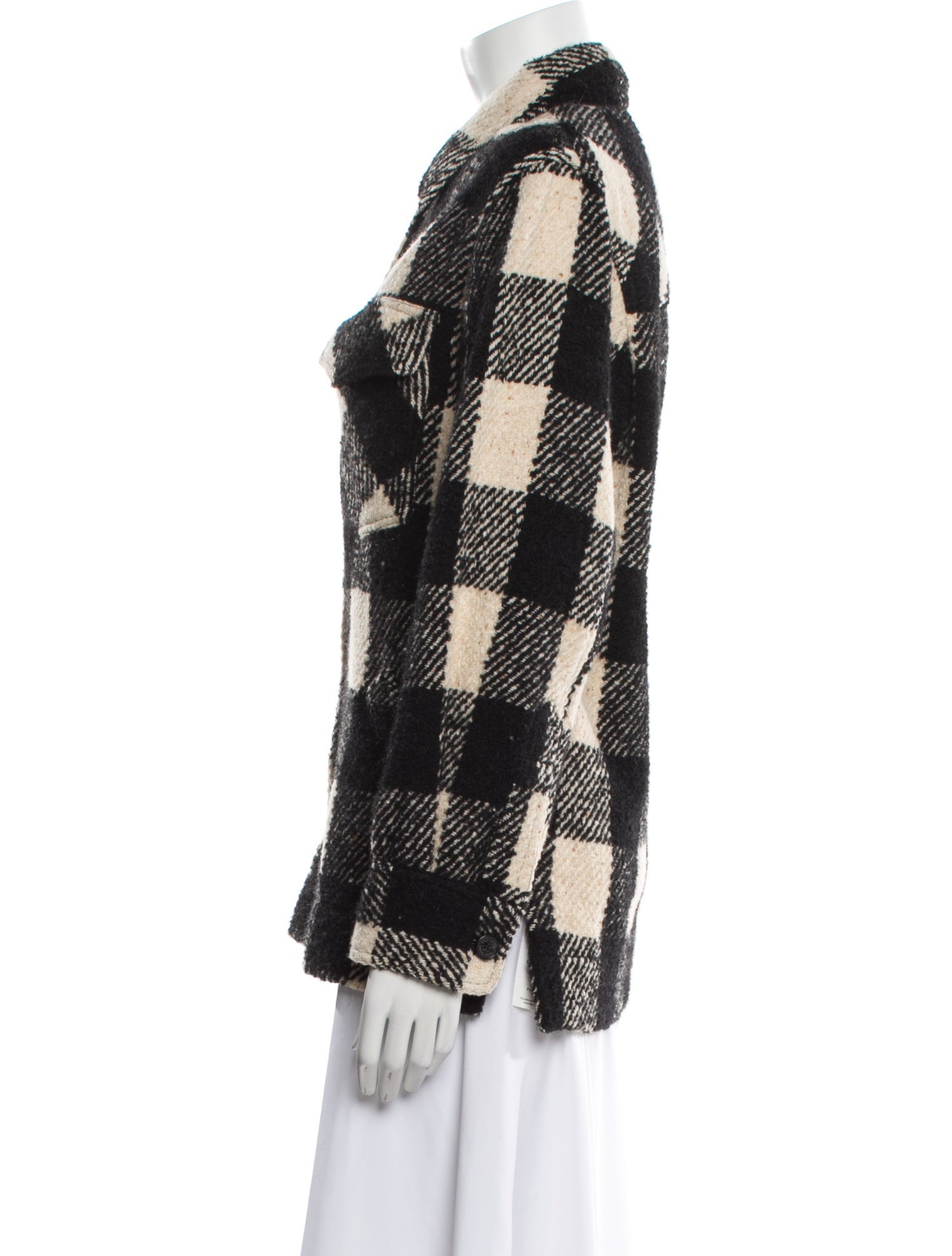 Nili Lotan Plaid Print Jacket