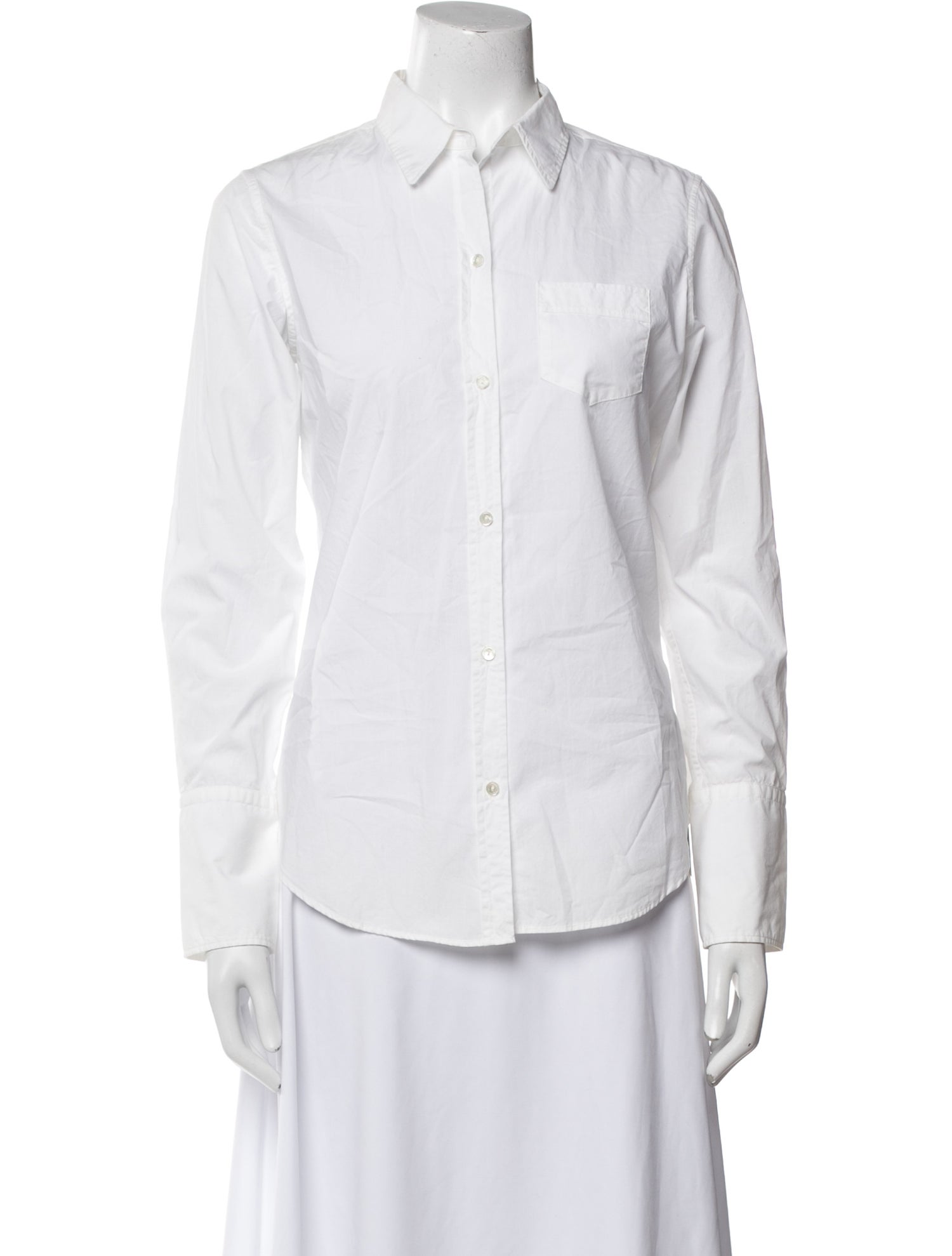 Nili Lotan Long Sleeve Button-Up Top