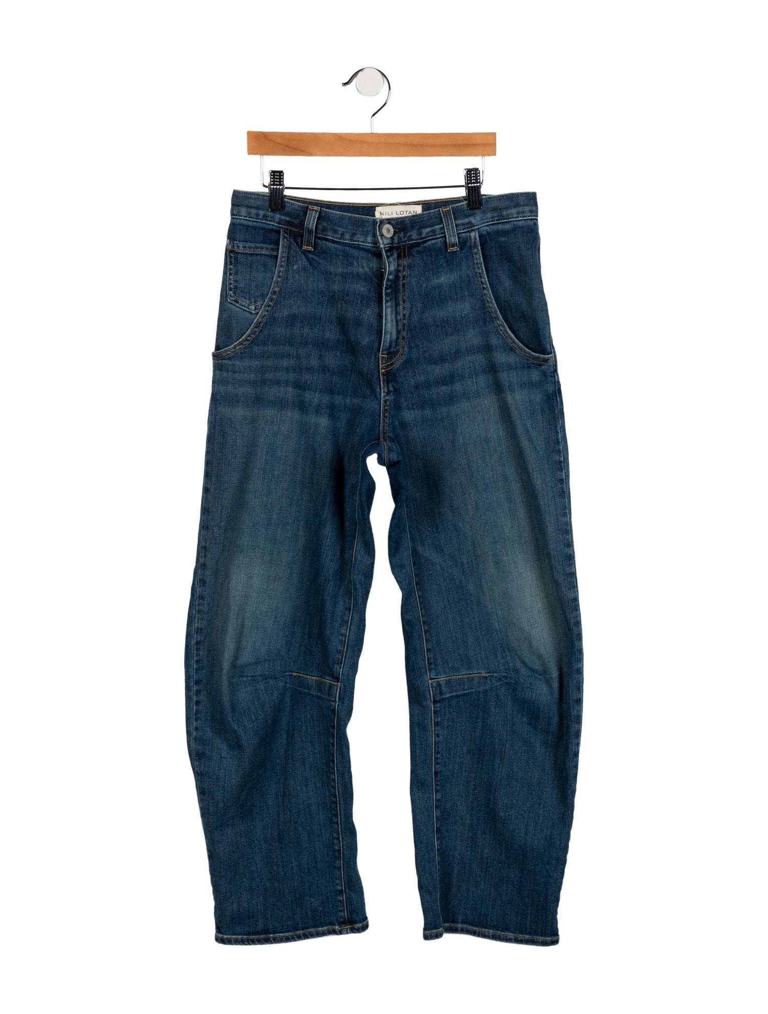 Nili Lotan High-Rise Wide Leg Jeans