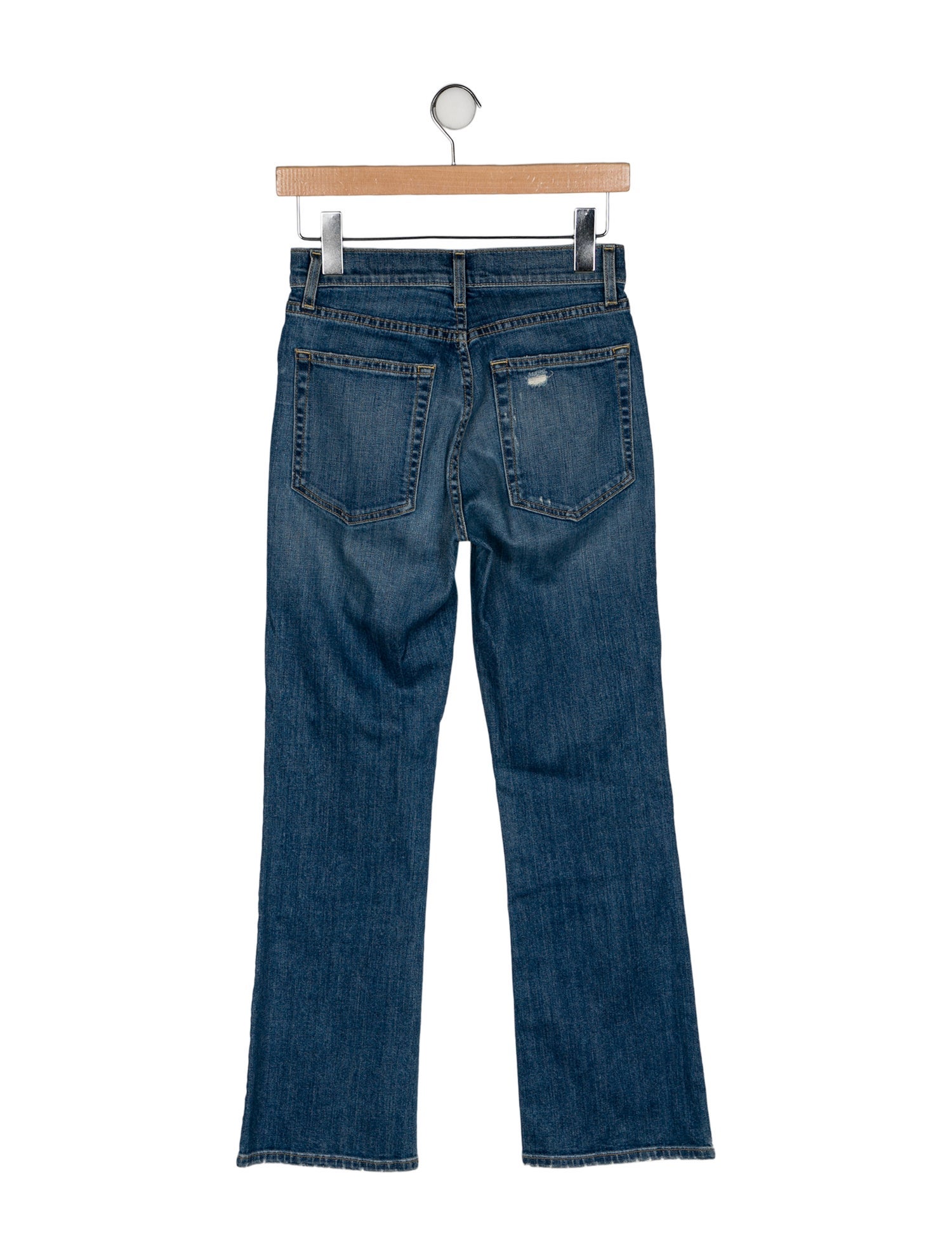 Nili Lotan Mid-Rise Wide Leg Jeans