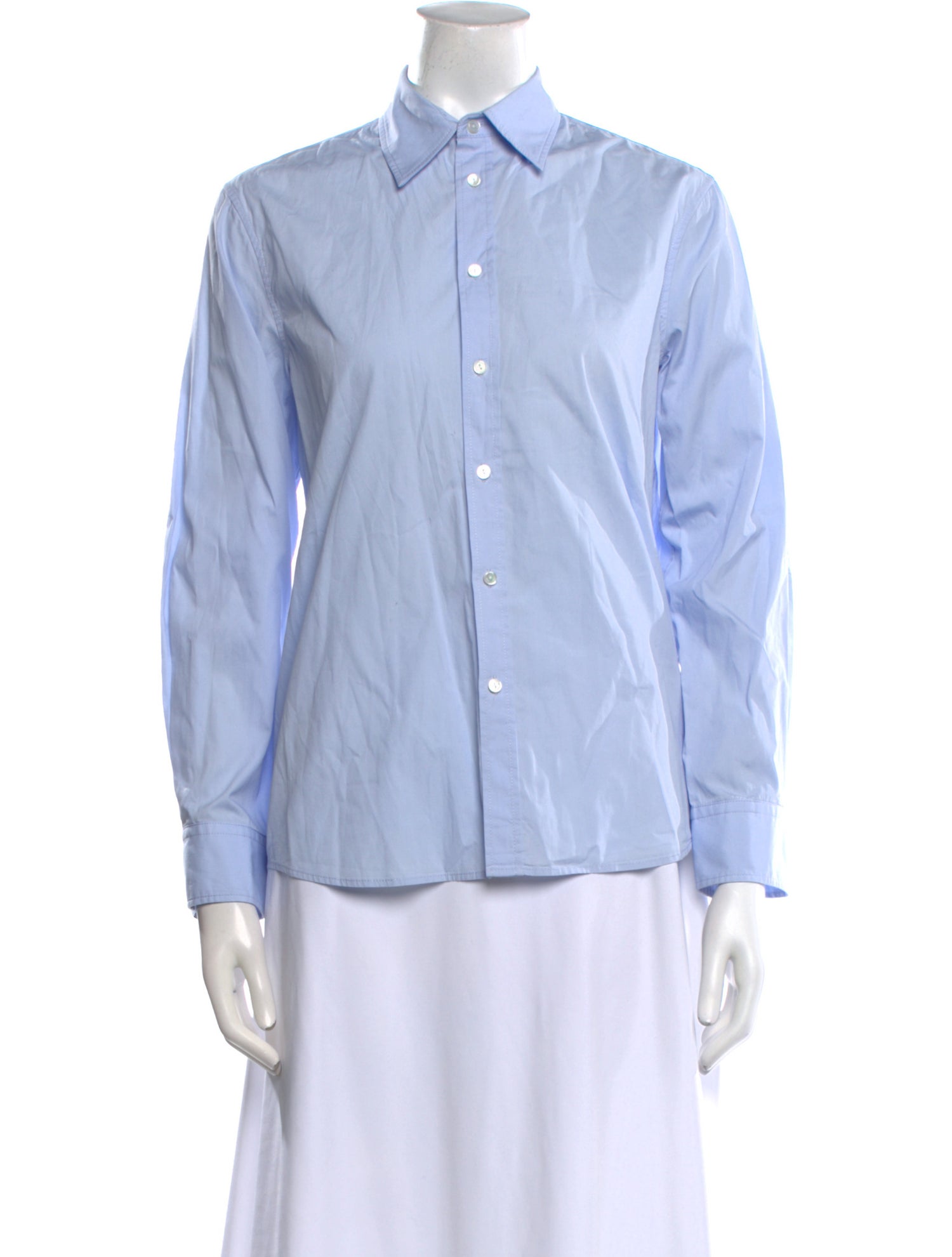 Nili Lotan Long Sleeve Button-Up Top