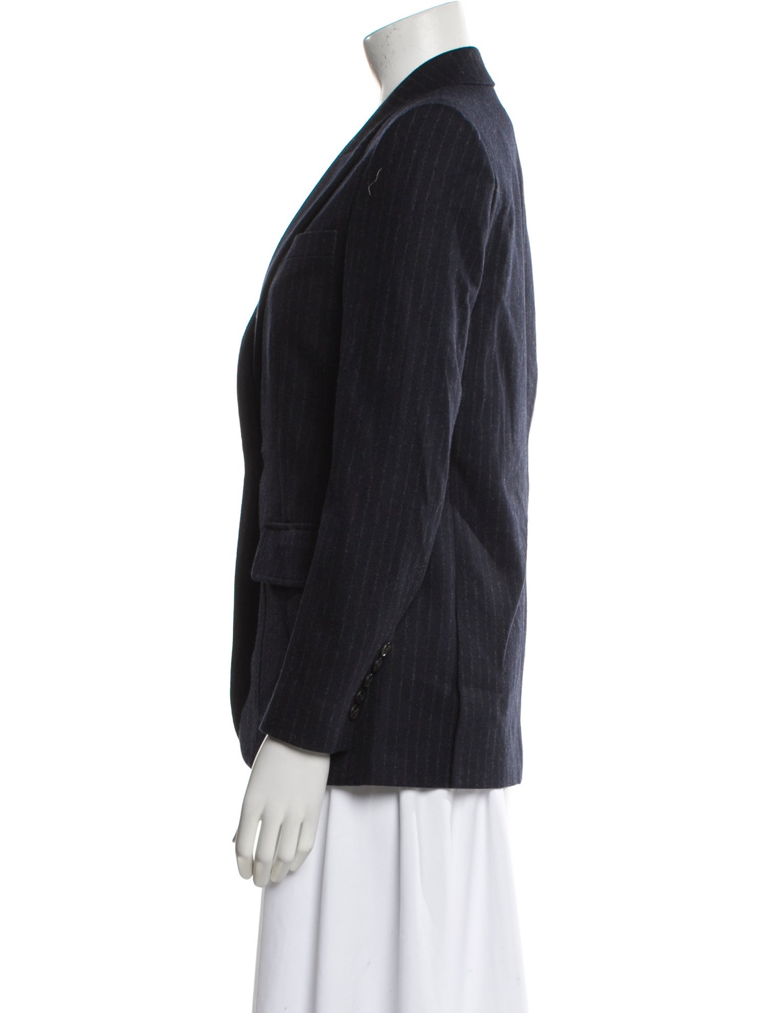 Nili Lotan Virgin Wool Striped Blazer w/ Tags