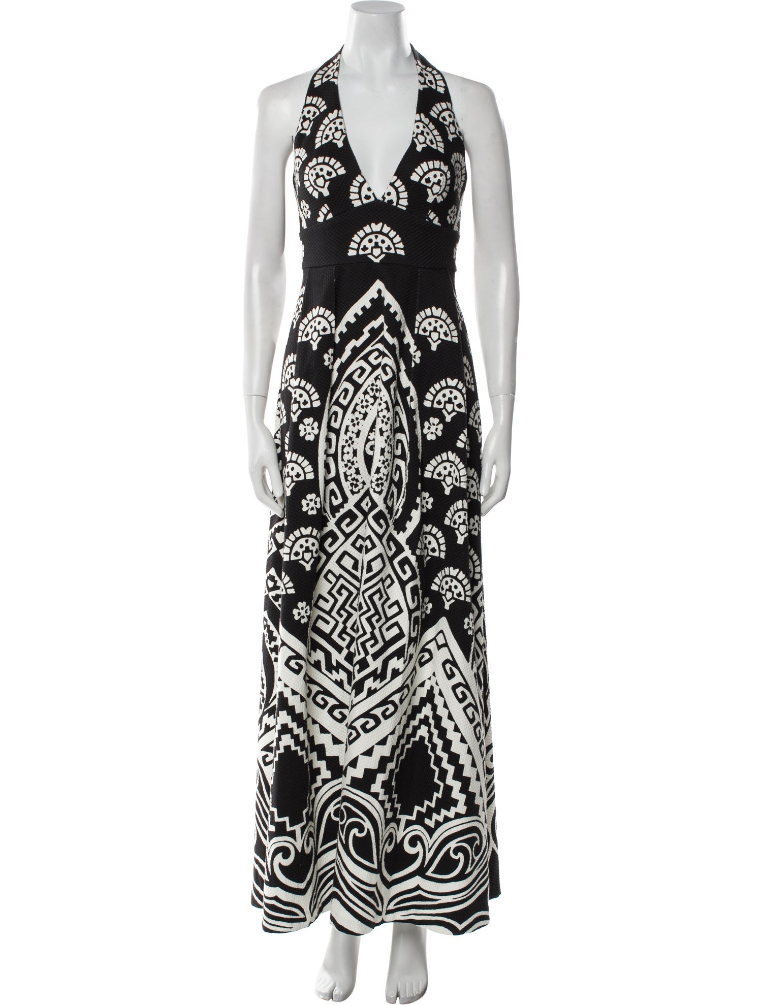 Nili Lotan Printed Long Dress