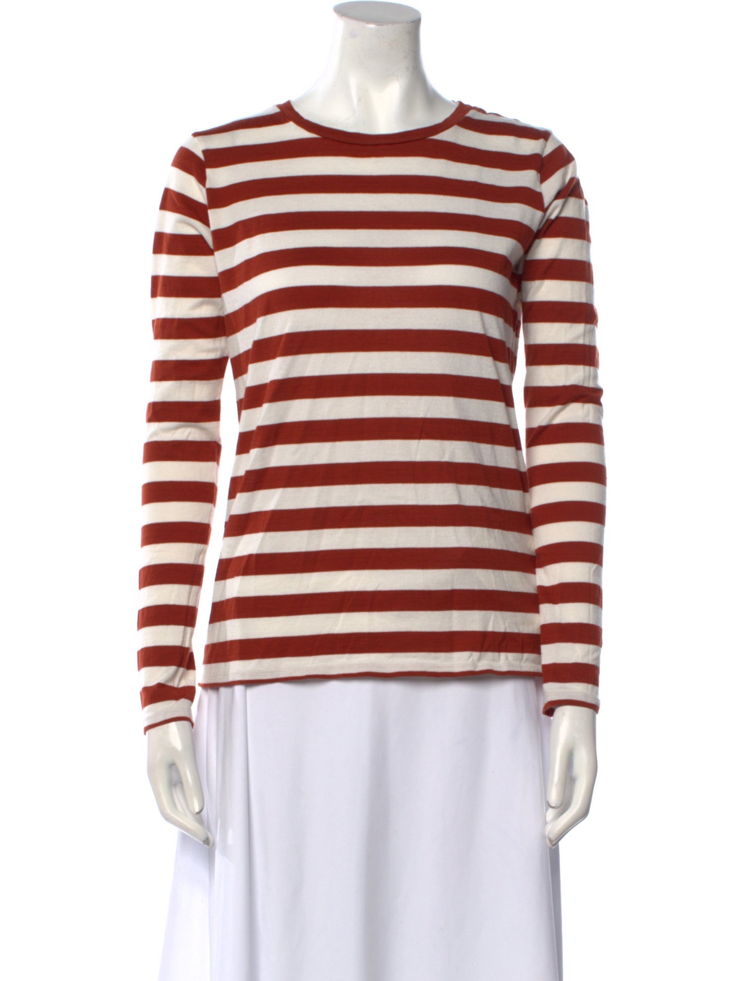 Nili Lotan Striped Crew Neck Sweatshirt