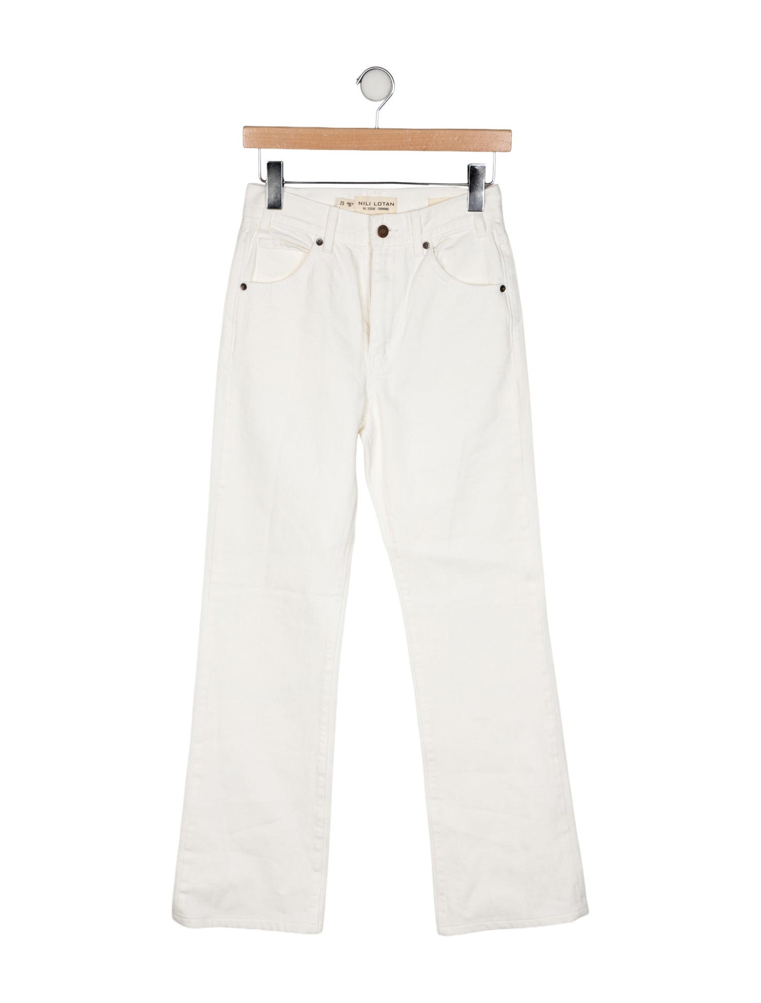 Nili Lotan High-Rise Wide Leg Jeans