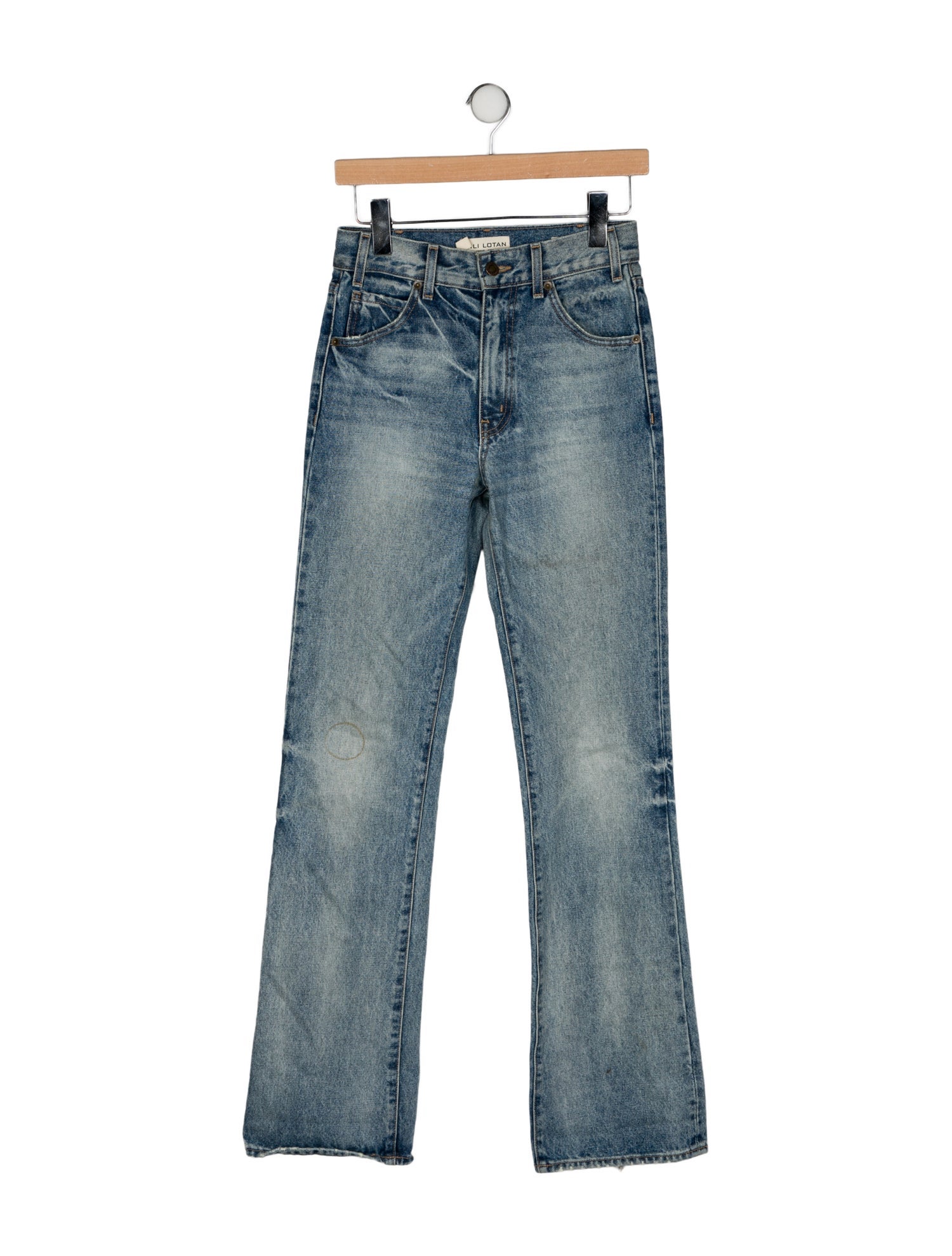 Nili Lotan High-Rise Straight Leg Jeans