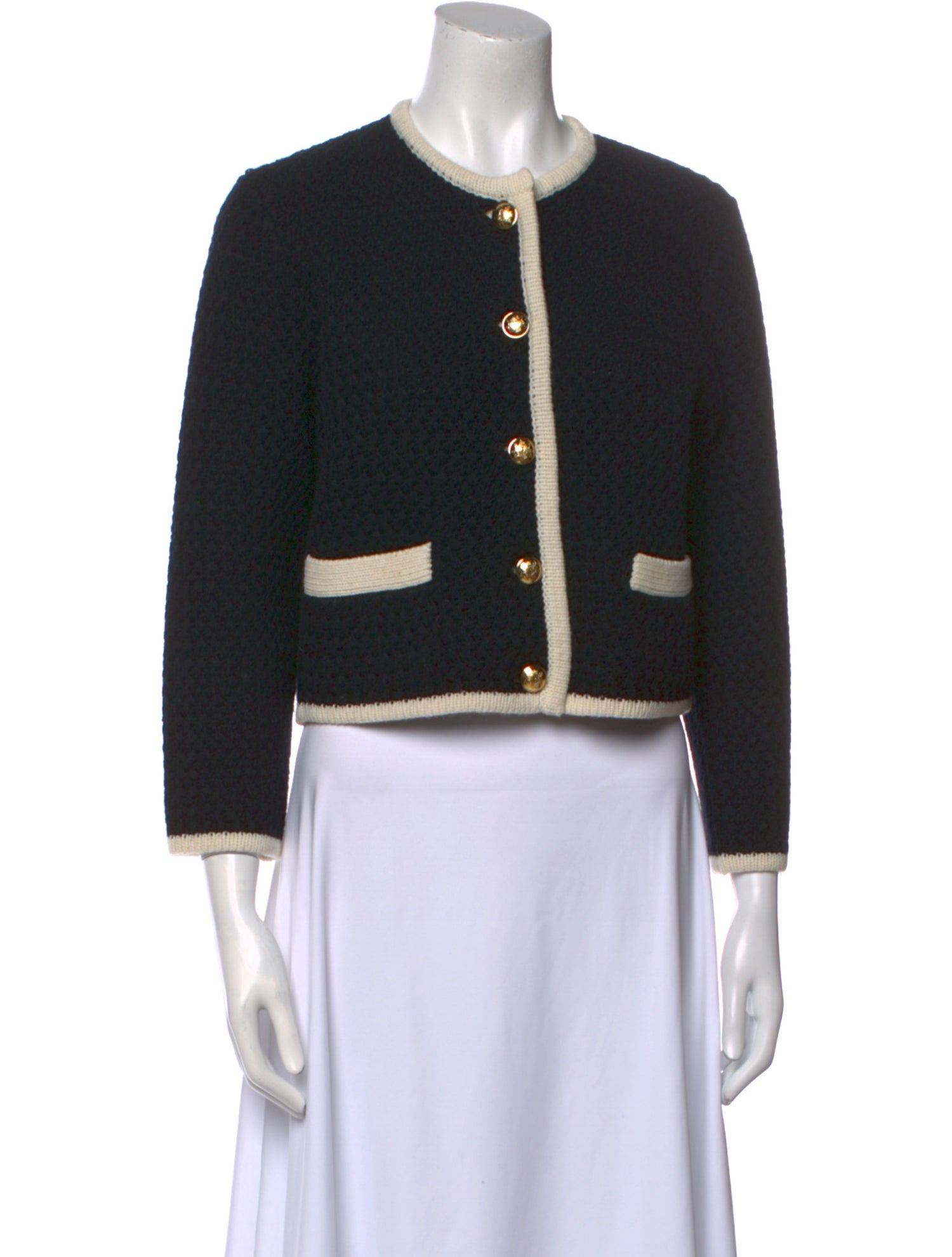 Nili Lotan Lambswool Crew Neck Sweater